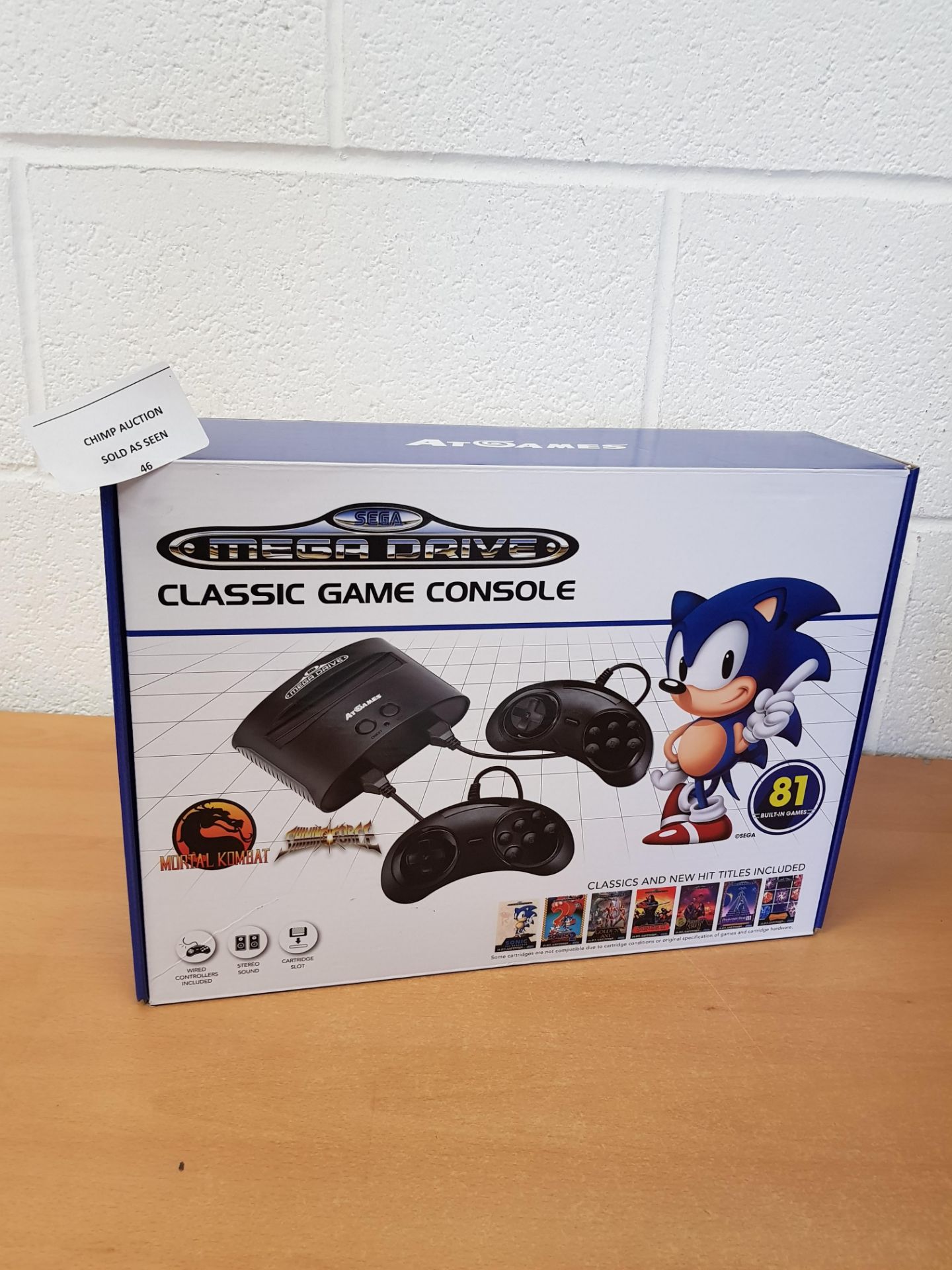 Mega Drive Classic Game Retro Console + 81 games