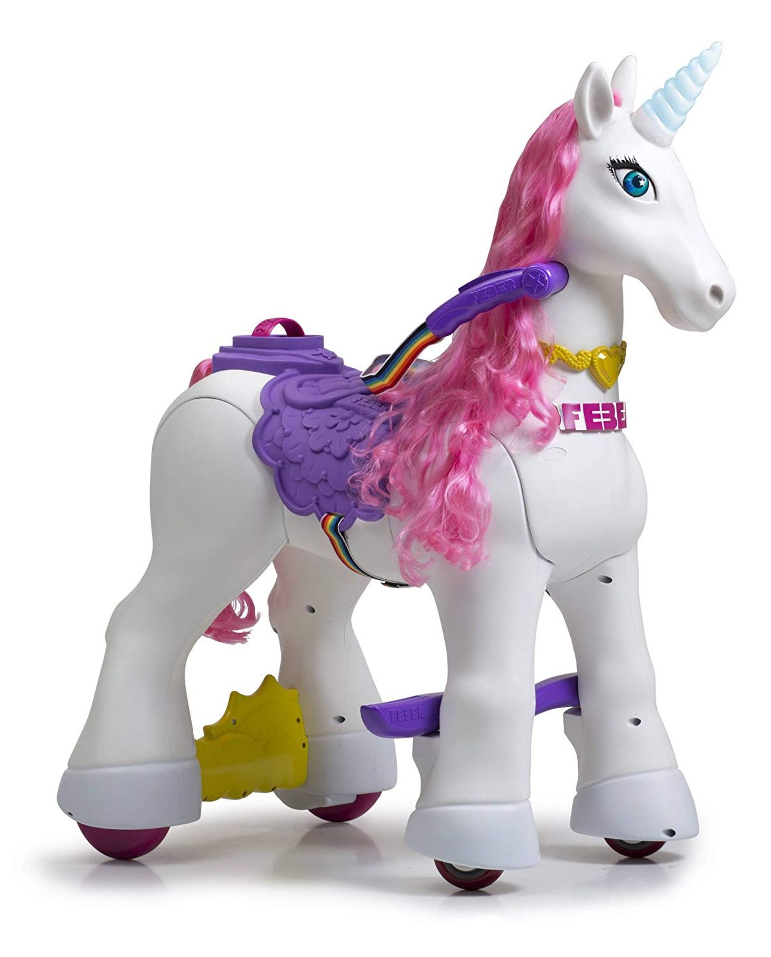 Feber My Lovely Unicorn 12V electric Powered Ride On RRP £299.99/ UNBOXED
