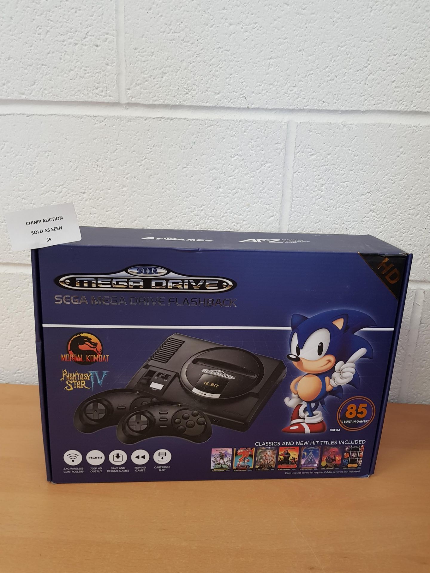 Mega Drive HD Flashback Retro Console + 85 games RRP £79.99.