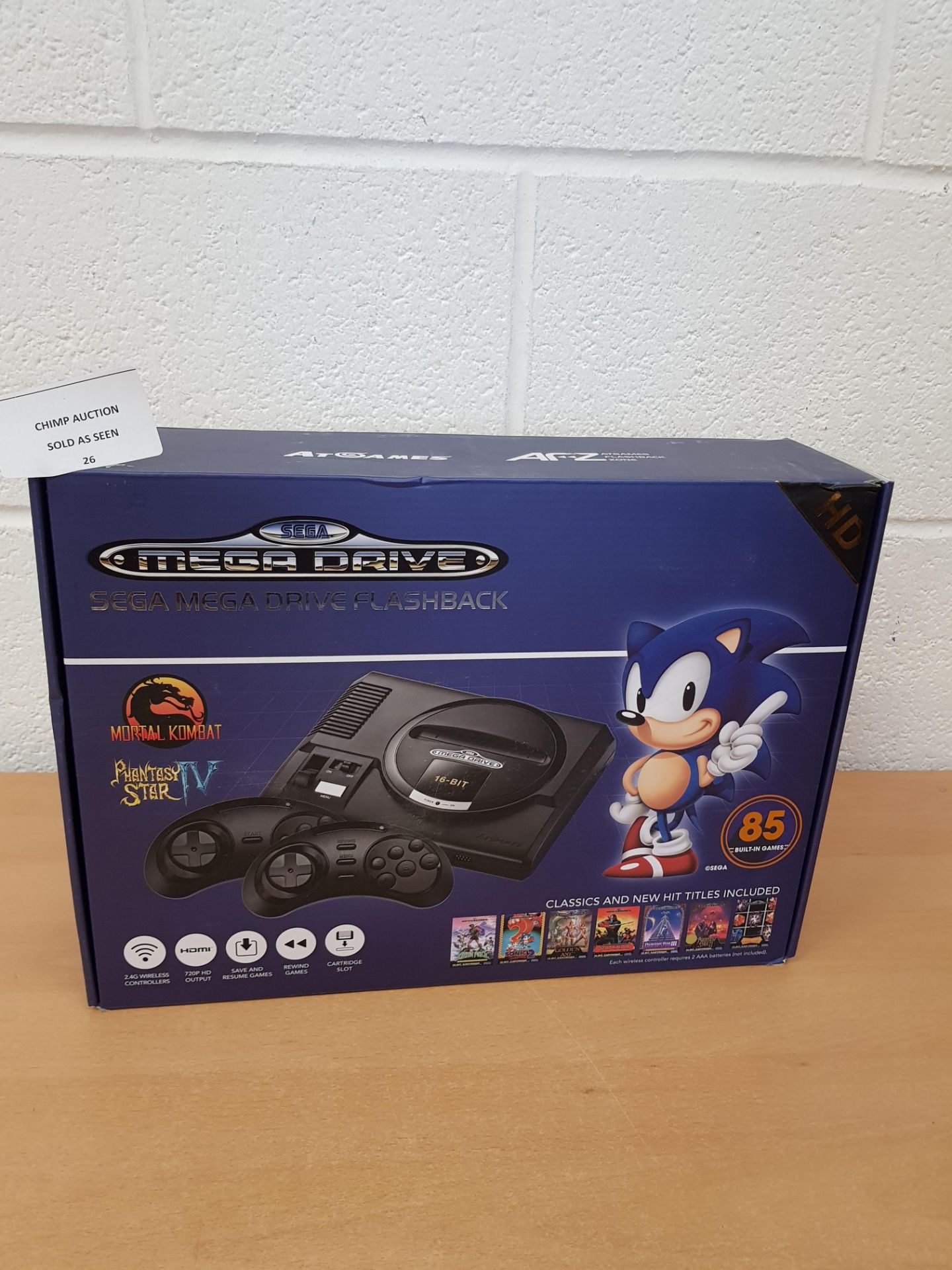 Mega Drive HD Flashback Retro Console + 85 games RRP £79.99.