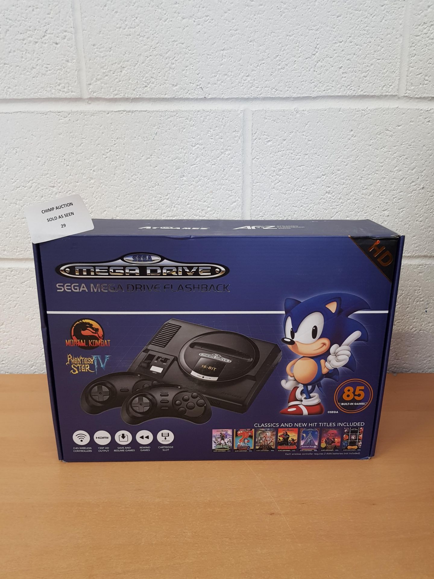 Mega Drive HD Flashback Retro Console + 85 games RRP £79.99.