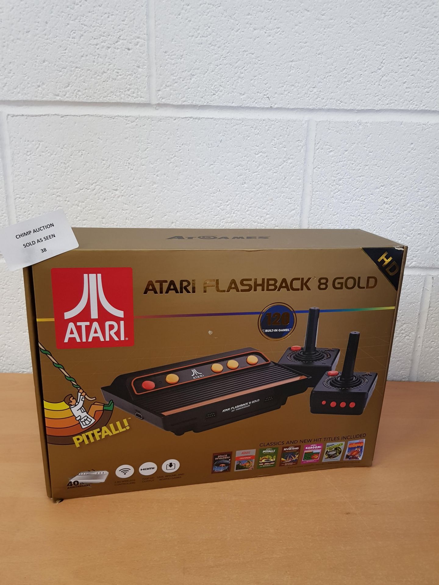 Atari Flashback 8 Gold Retro Console + 120 games