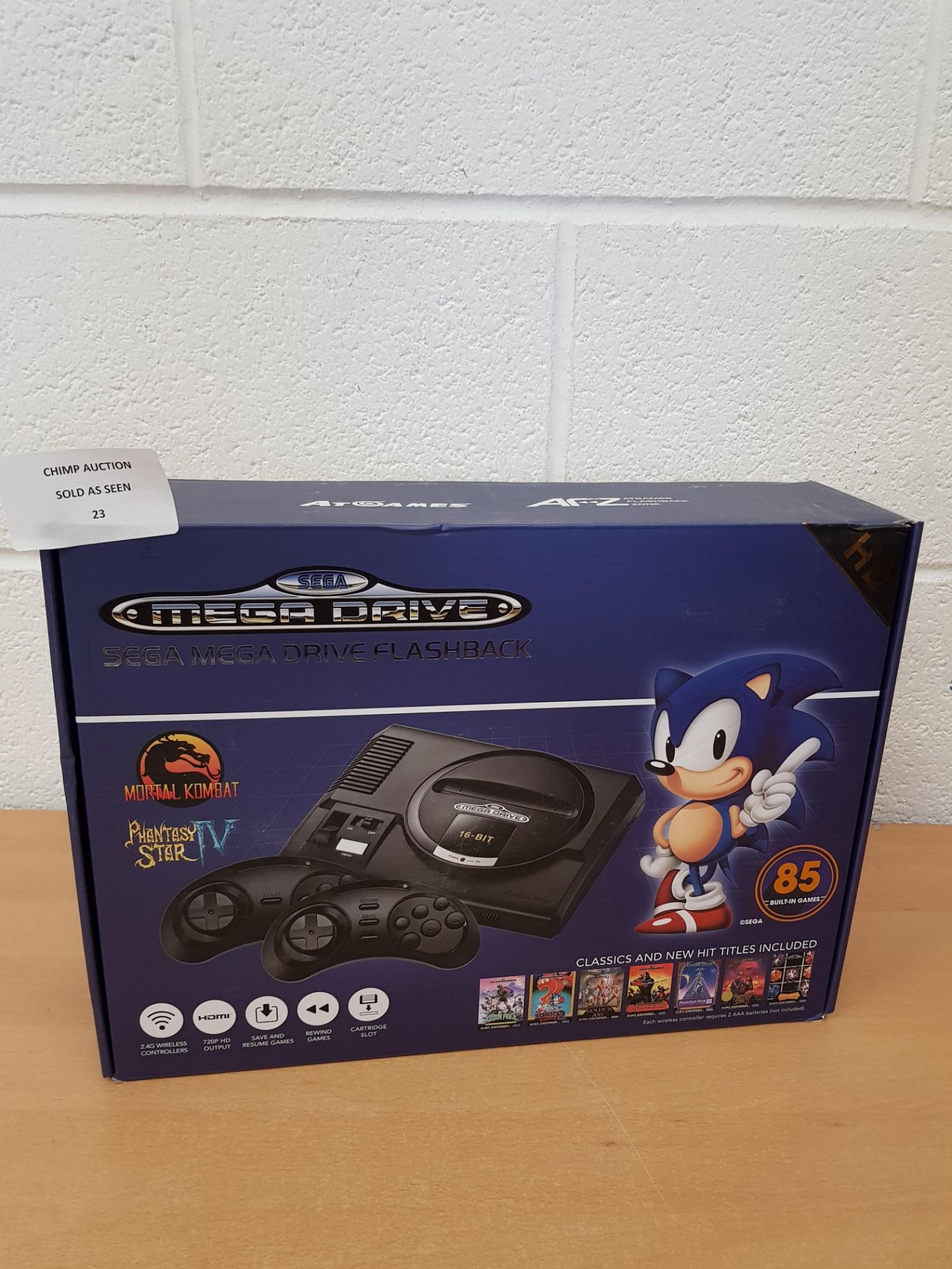 Mega Drive HD Flashback Retro Console + 85 games RRP £79.99.