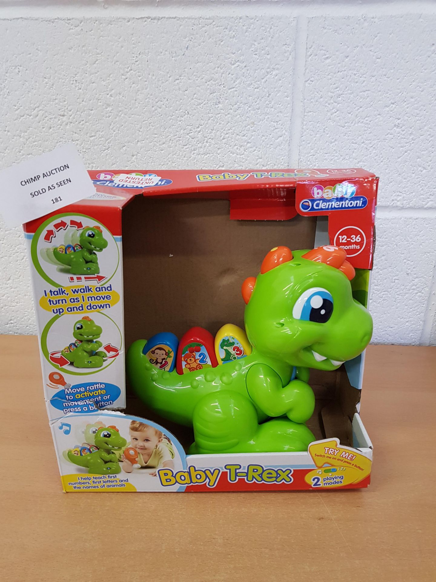 Clementoni Baby Interactive T-Rex