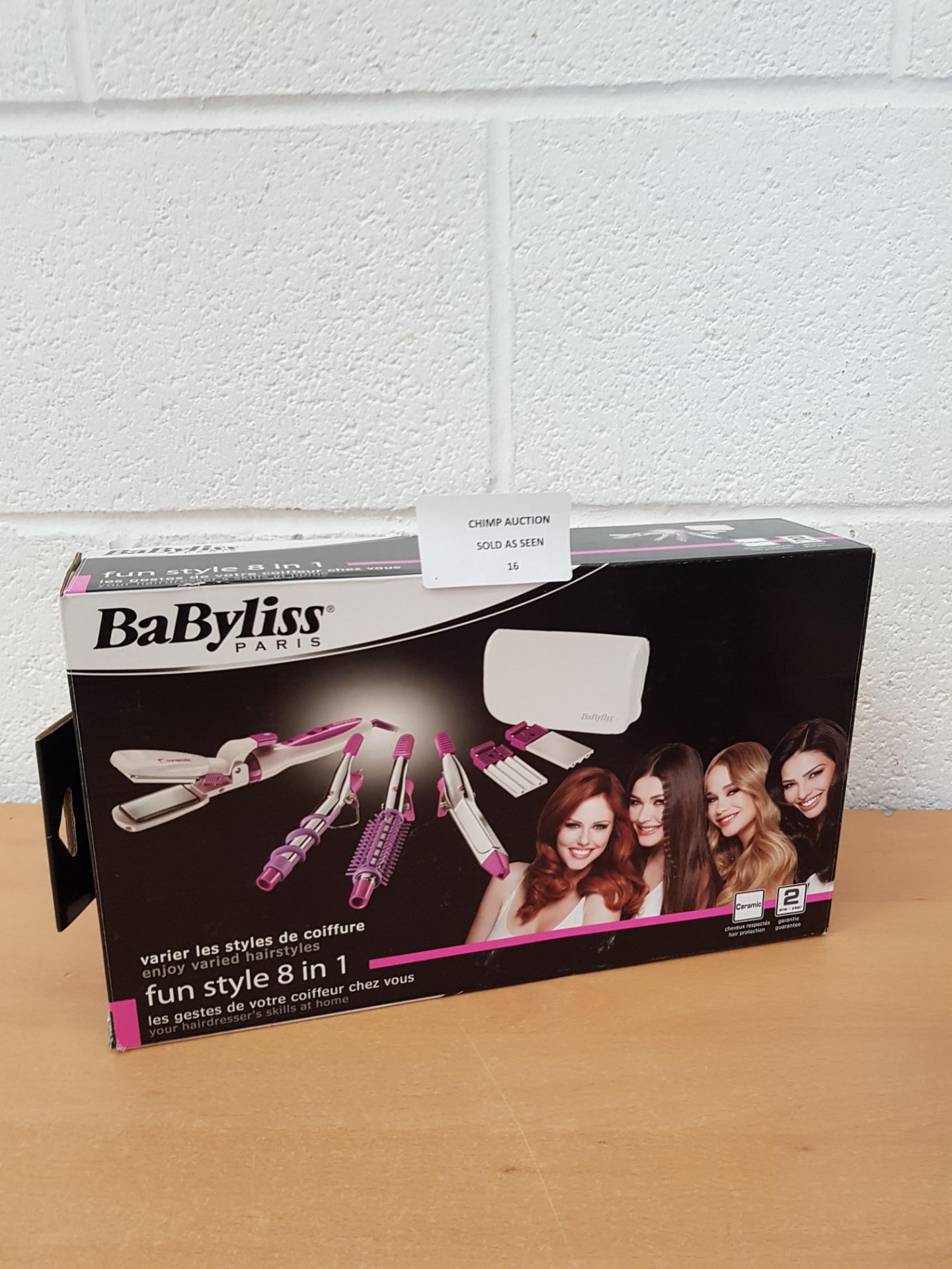 Babyliss Fun Style Multistyler 8 in 1 Portable Bag 2020CE RRP £69.99.