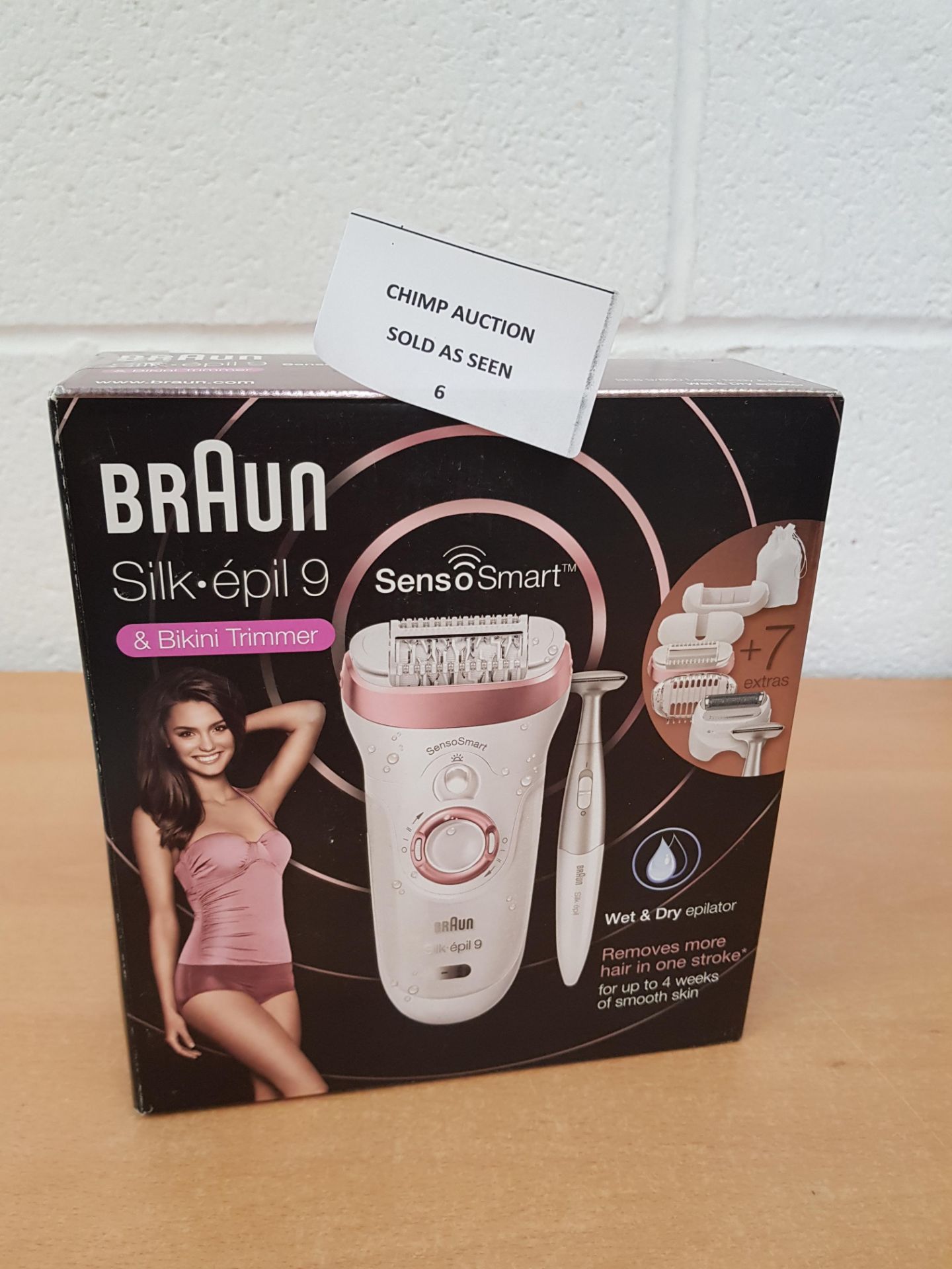 Braun Silk-épil SES 9/890 Wet & Dry Cordless SensoSmart Epilator RRP £199.99