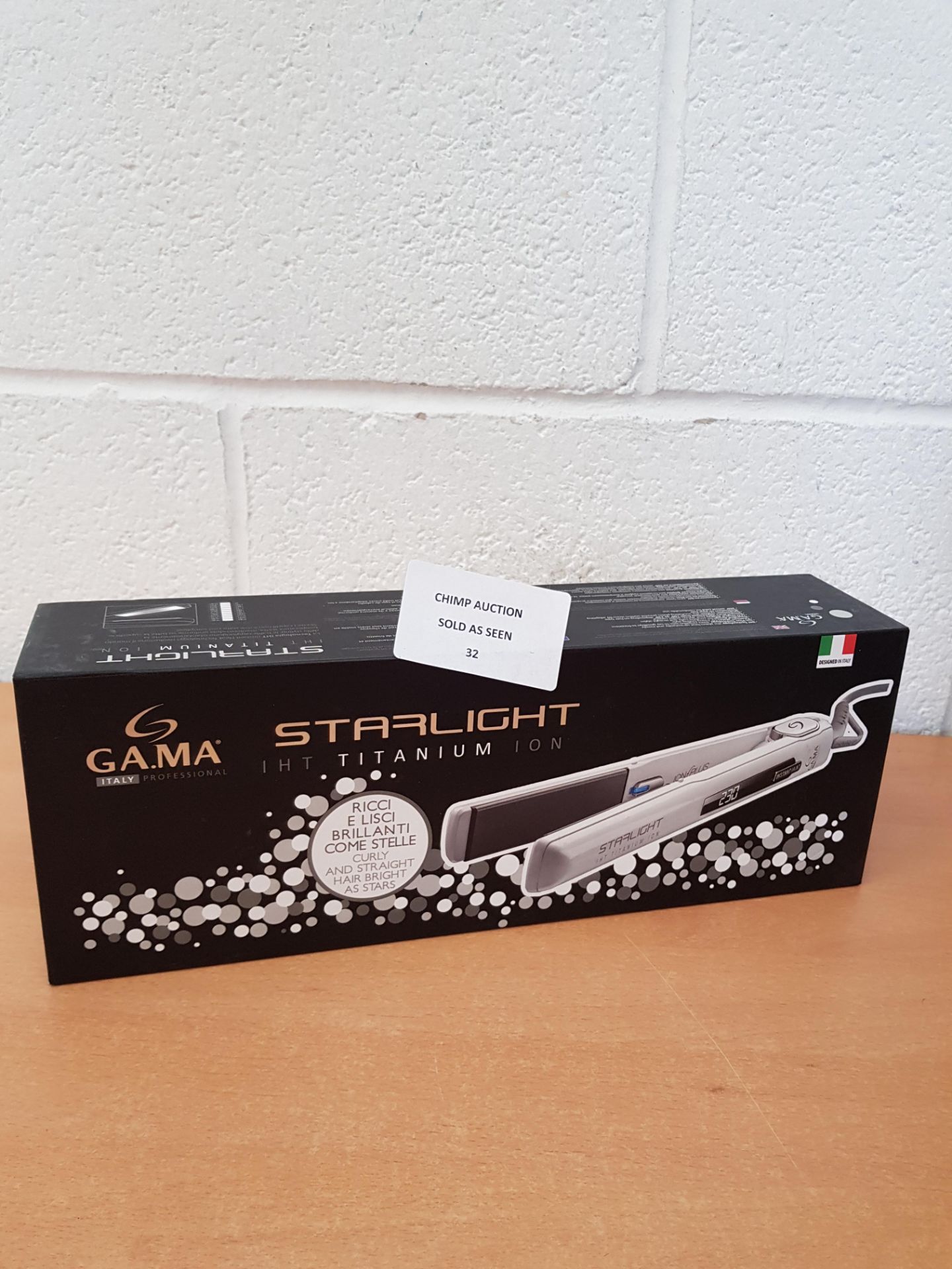 GAMA IHT Titanium ION Hair Straightener RRP £109.99