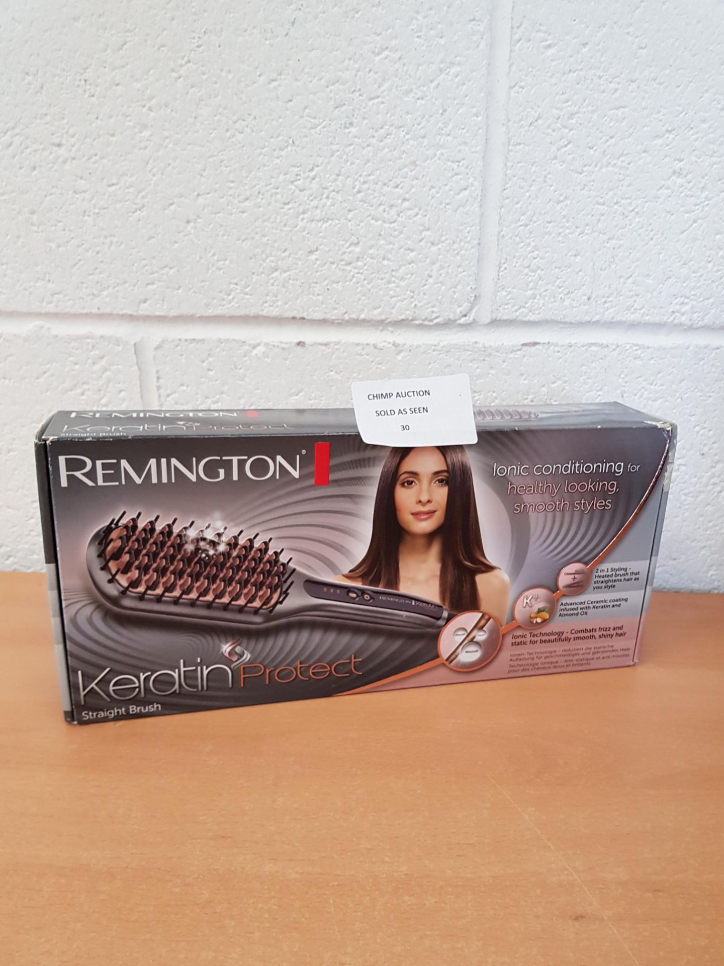 Remington CB7480 Keratin Protect electric Staright Brsuh RRP £79.99