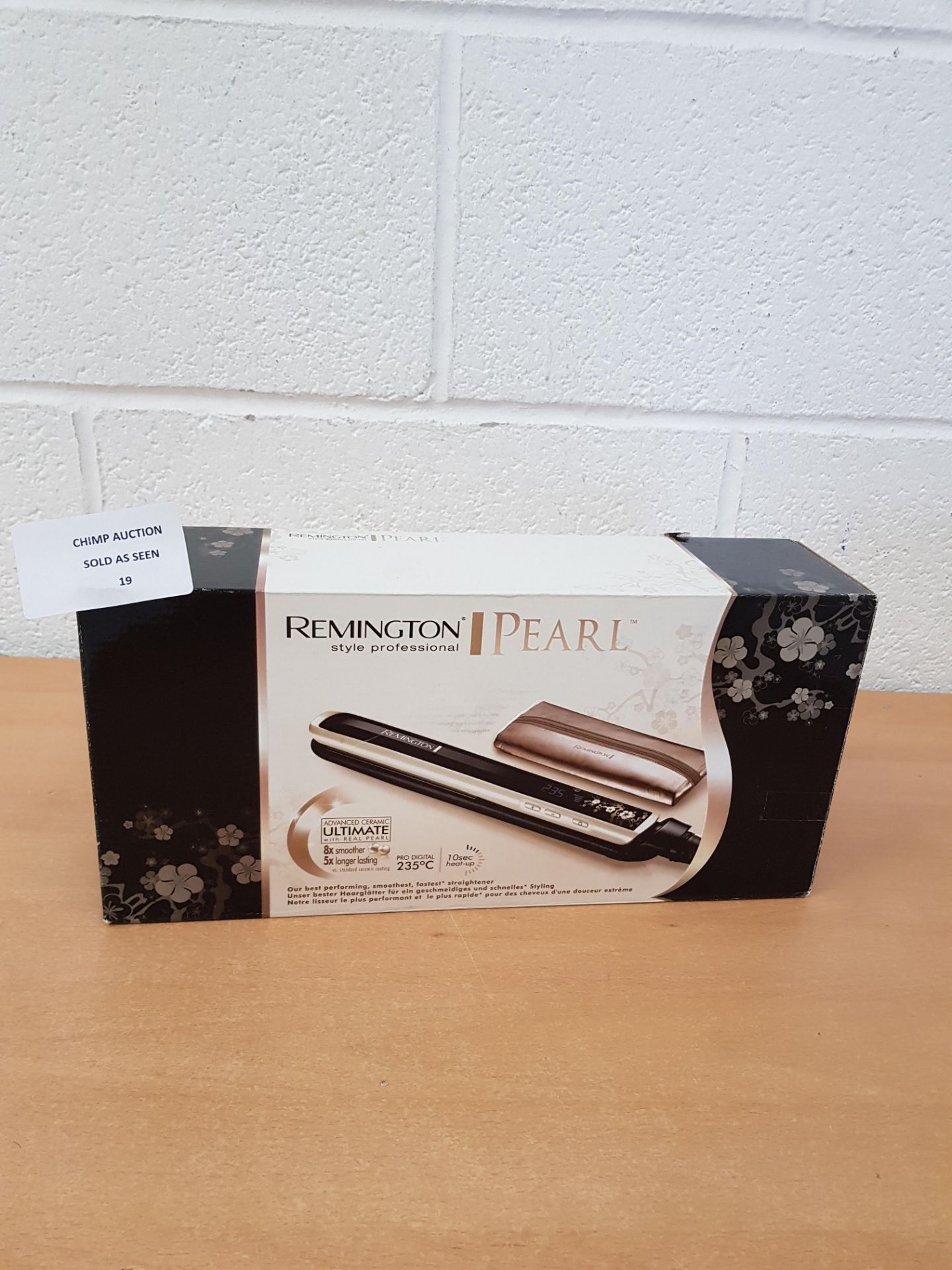 Remington S9500 Pearl Straightener, Advanced Ceramic Coating RRP £79.99.