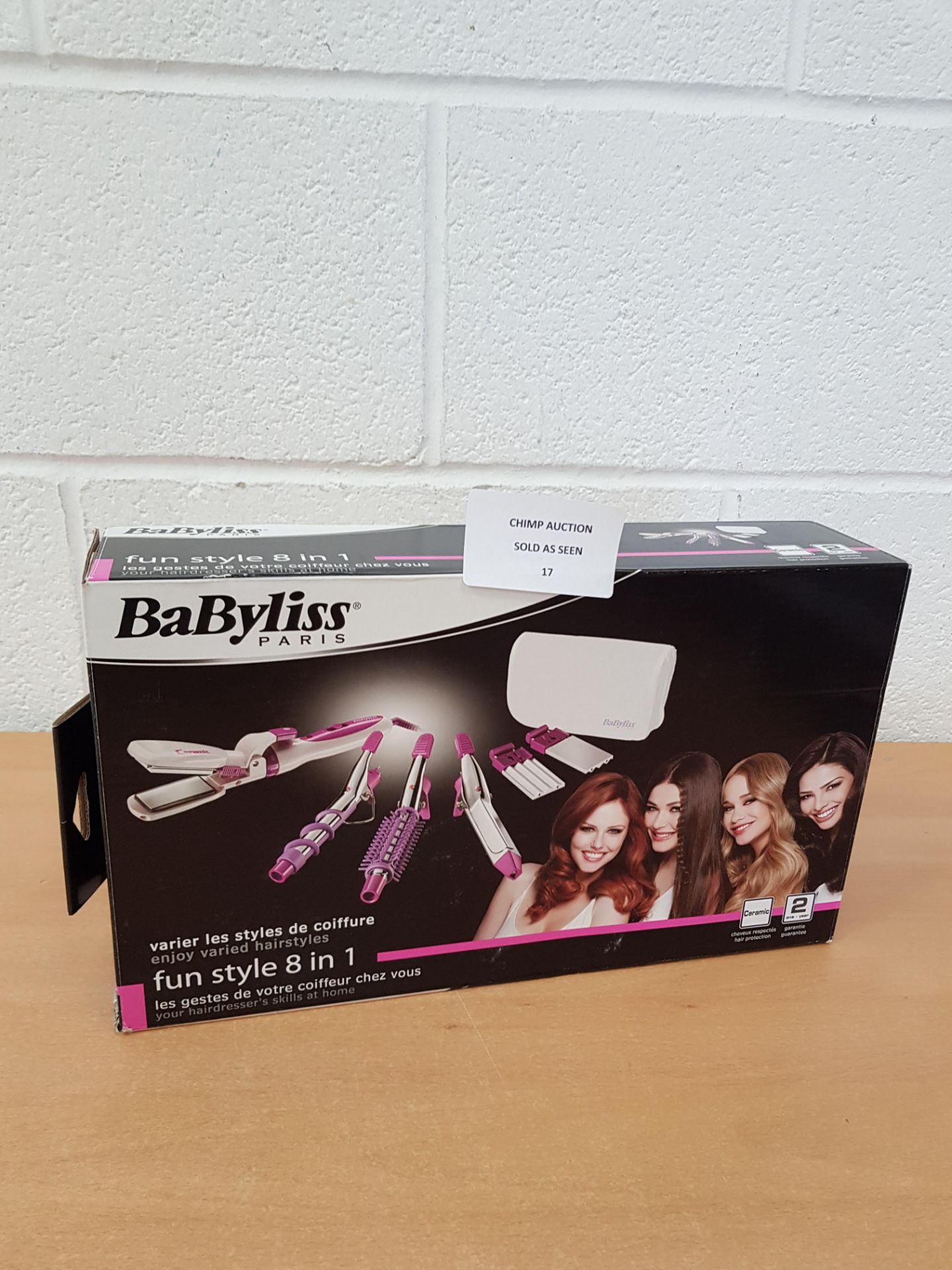 Babyliss Fun Style Multistyler 8 in 1 Portable Bag 2020CE RRP £69.99.