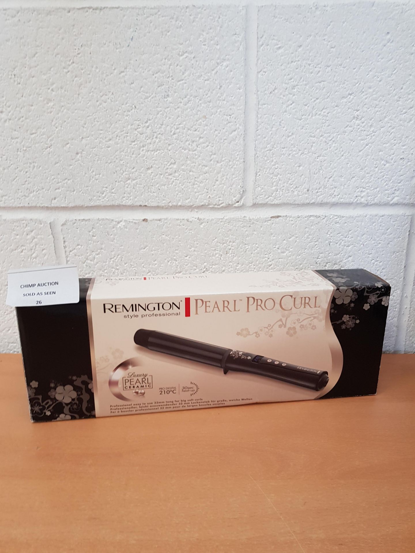 Remington Pearl Pro Curl style professional hair Wand RRP £69.99