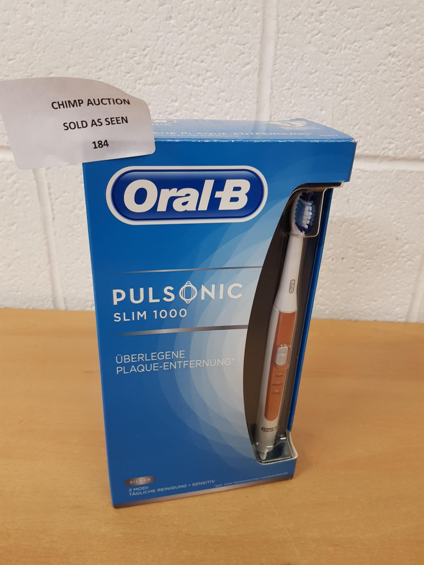 Braun Oral-B Pulsonic SLIM 1000 Roségold electric Toothbrush RRP £109.99.