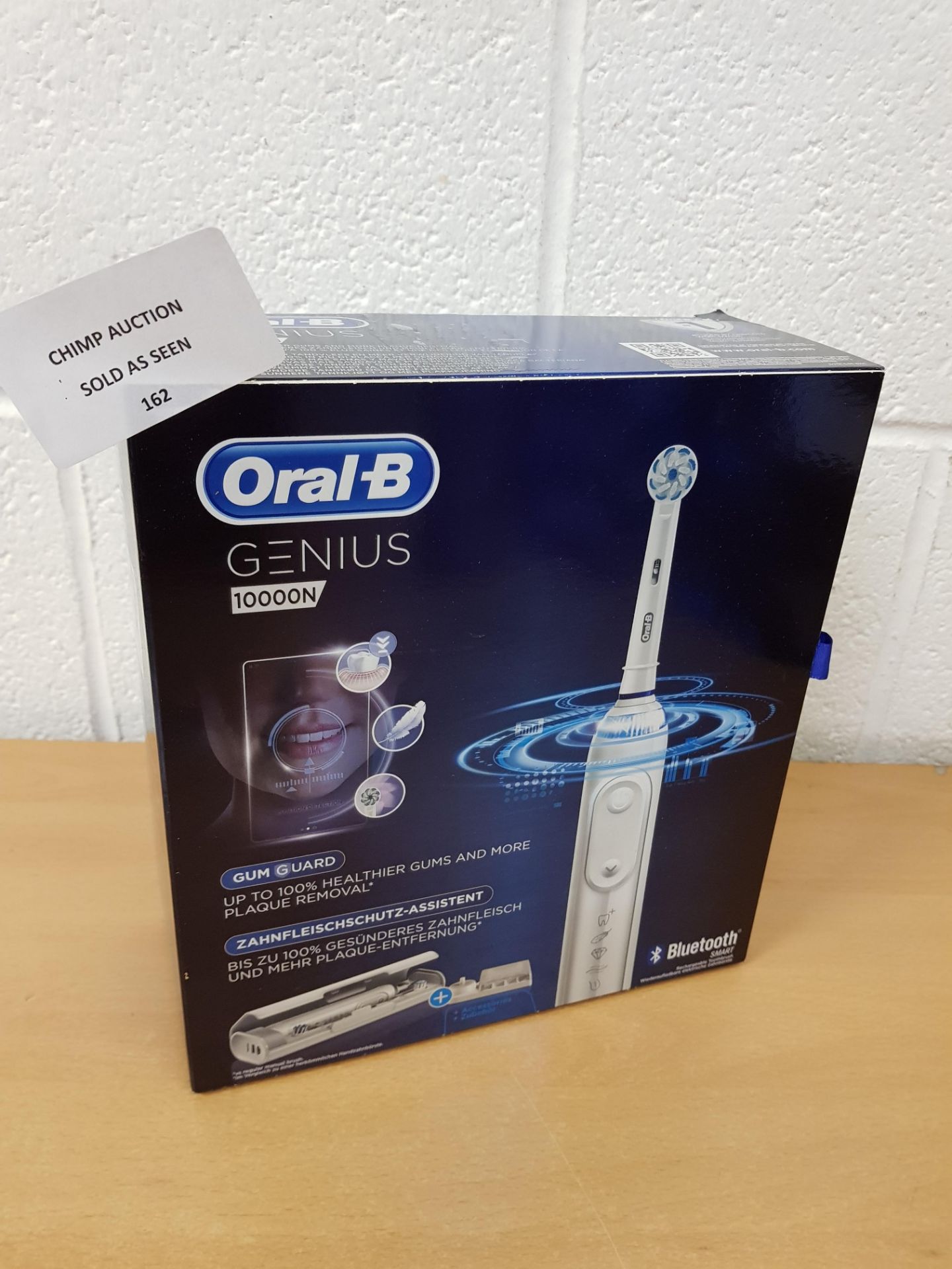 Oral-B Braun Genius 10000 Smart Bluetooth toothbrush RRP £229.99.