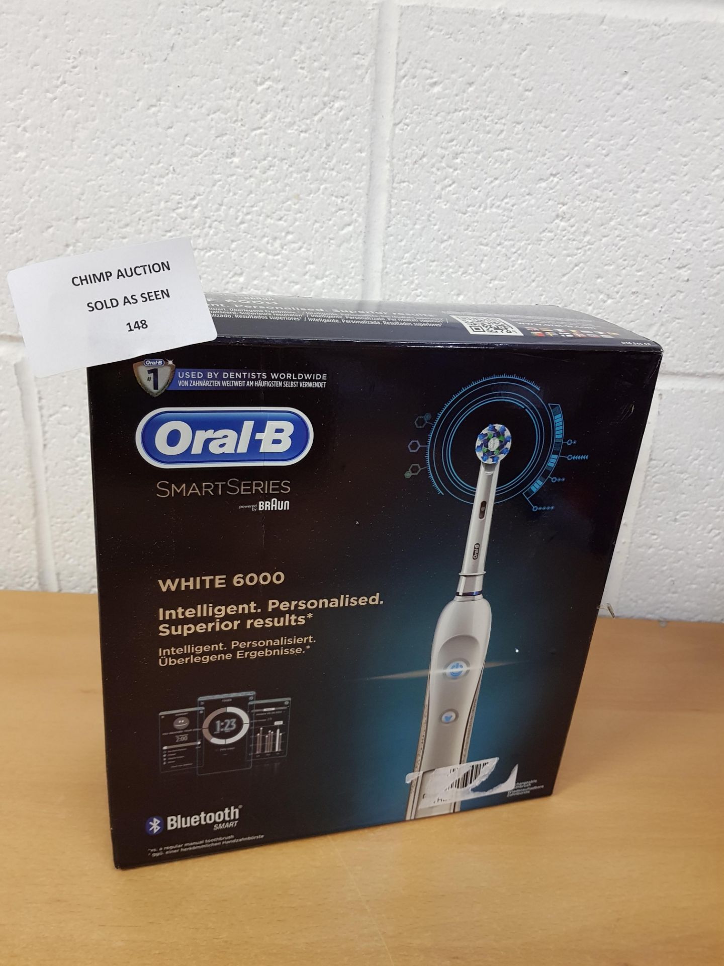 Oral-B SmartSeries 6000 CrossAction Bluetooth Toothbrush RRP £229.99.