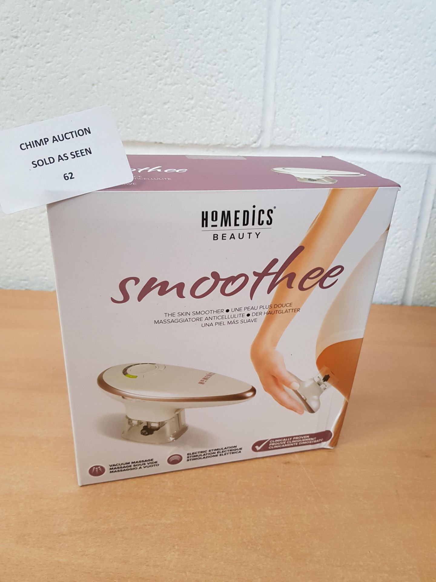 HoMedics CELL-500 Beauty Anti Cellulite Vacuum Massage Skin Smoother £109.99