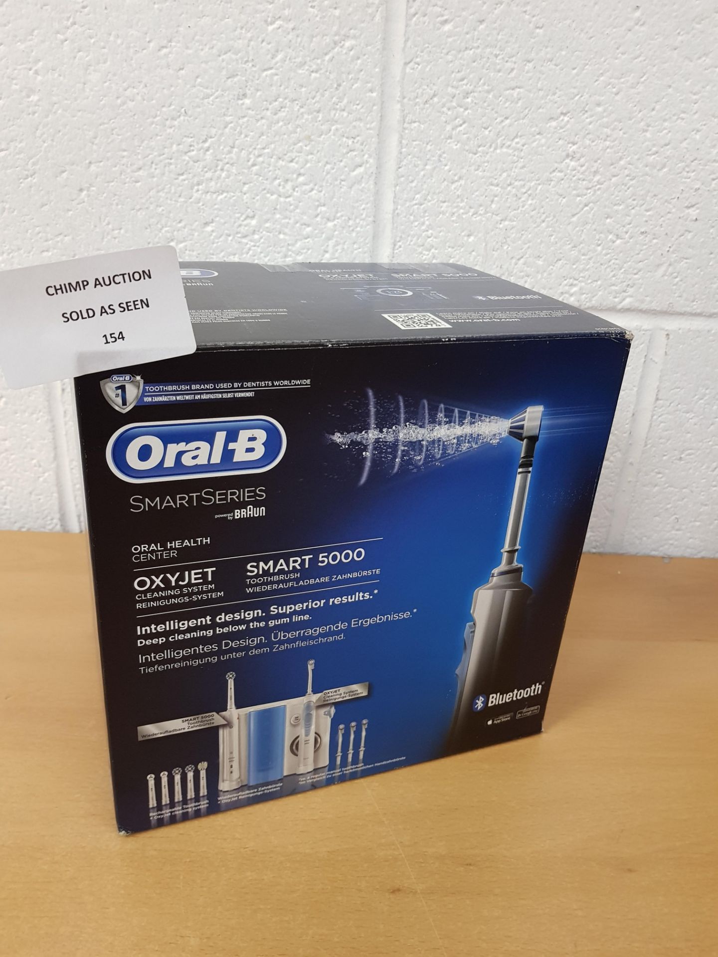 Oral-B OxyJet Oral Irrigator + Smart 5000 Toothbrush RRP £269.99.