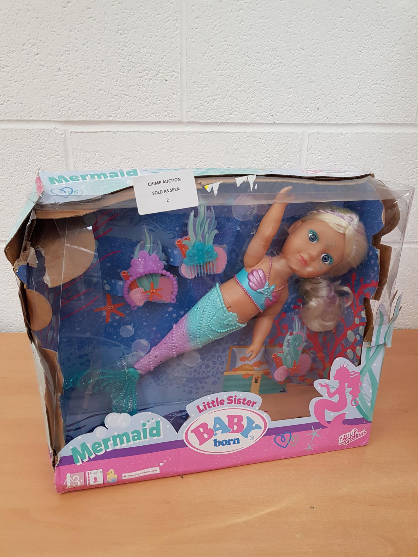 Baby Born Little Sister Mermaid Playset