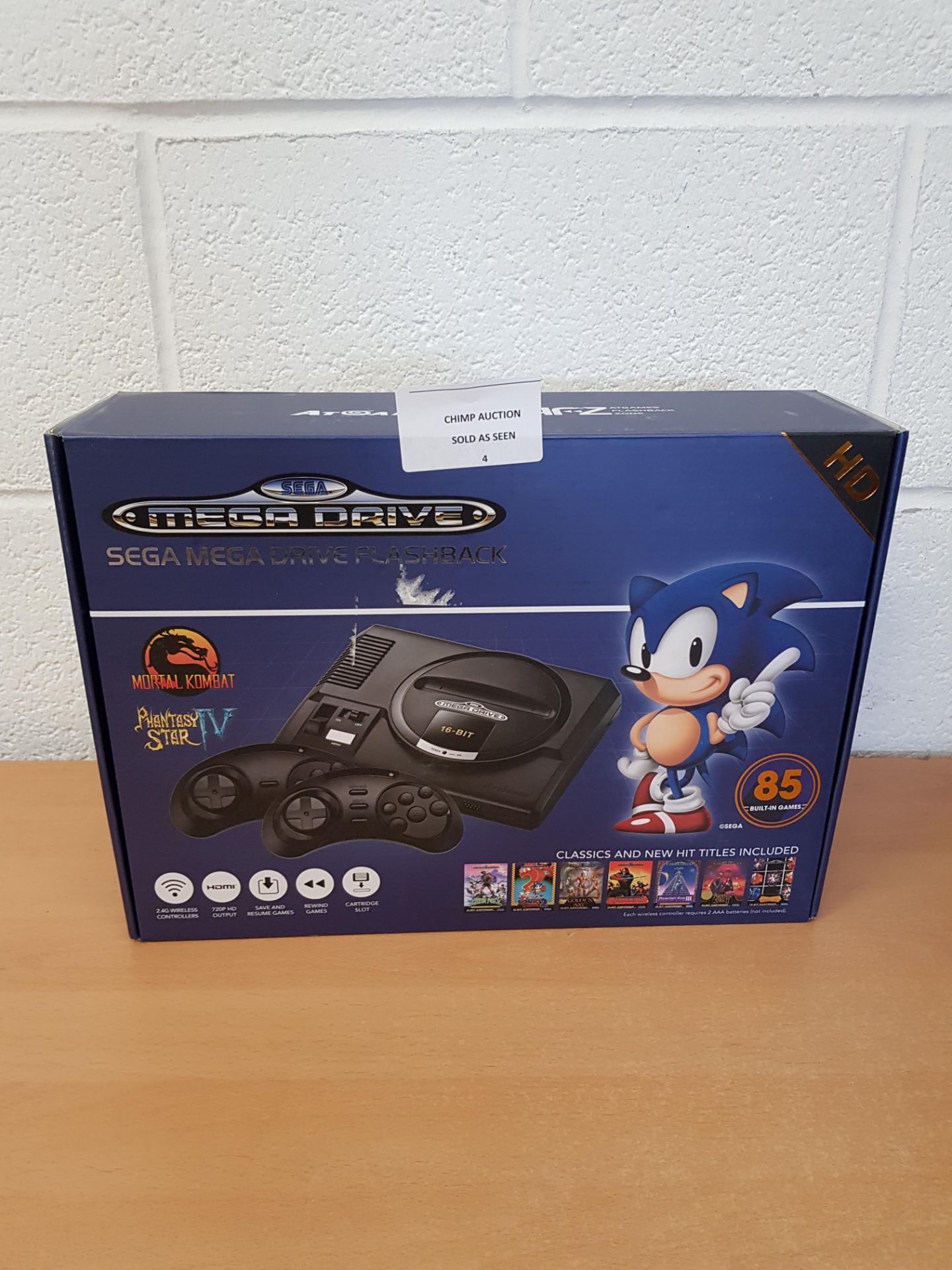 Sega Mega Drive HD Flashback + 85 games retro Console RRP £79.99.