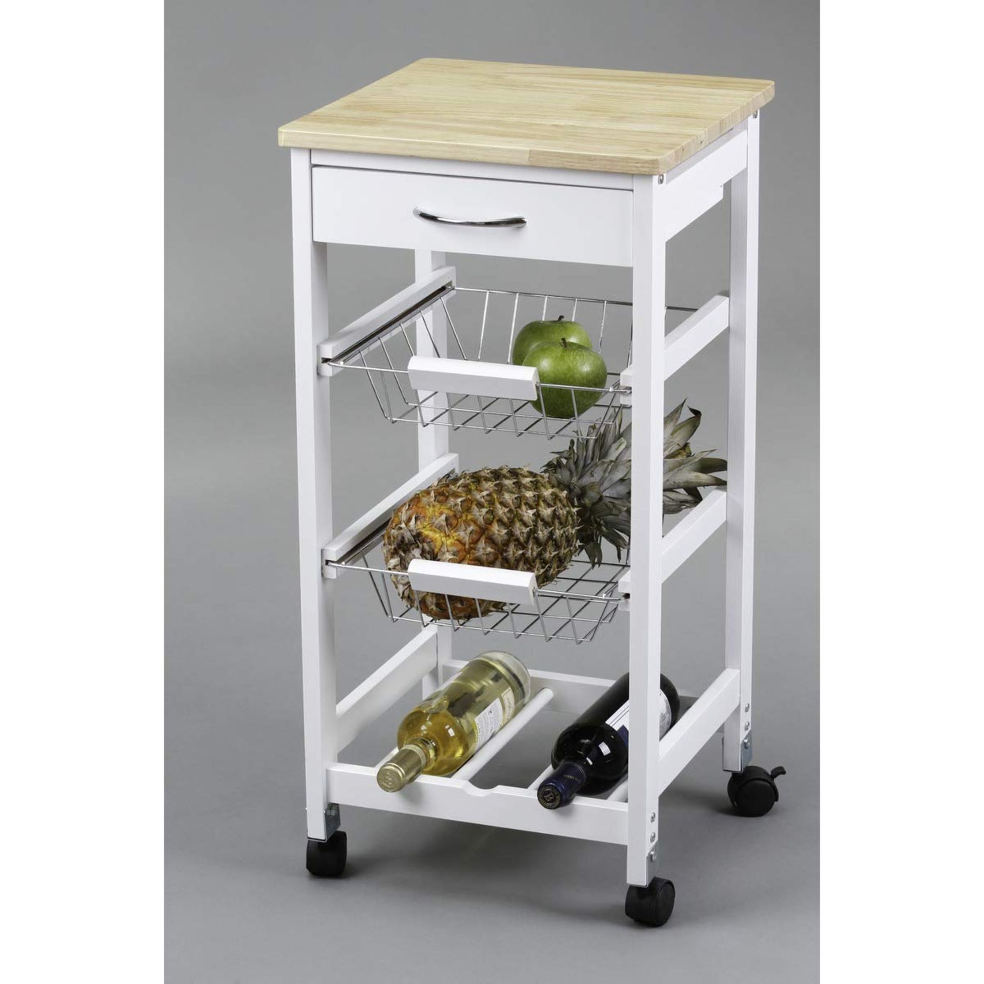 Kit Closet 7040028002 Kitchen Trolley with Baskets