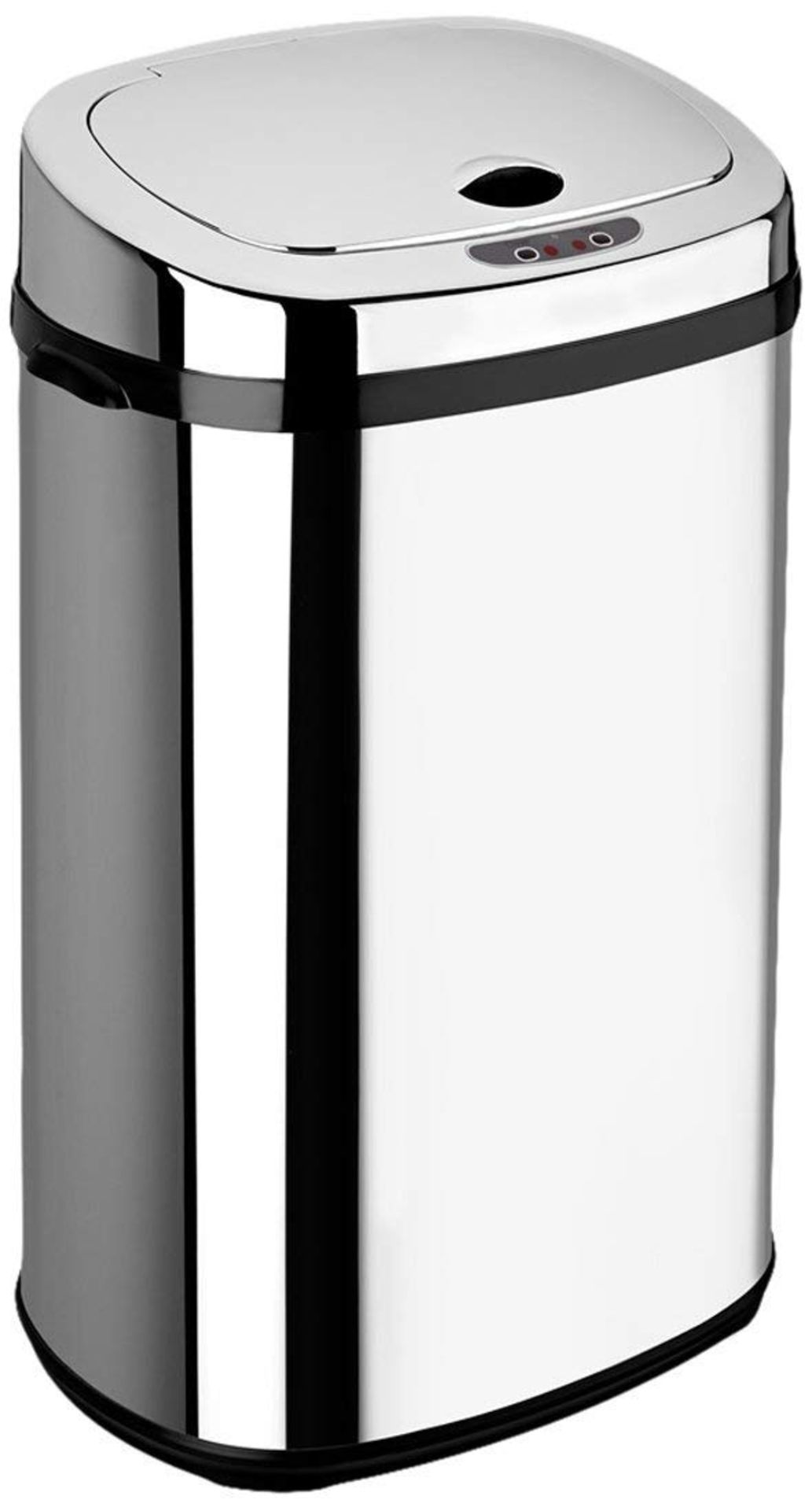 Dihl 30 Litre Rectangle Sensor Bin, Chrome