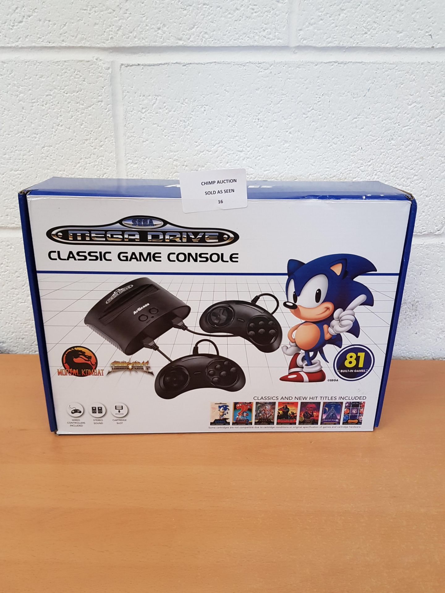 Sega Mega Drive + 81 games retro Console RRP £69.99.