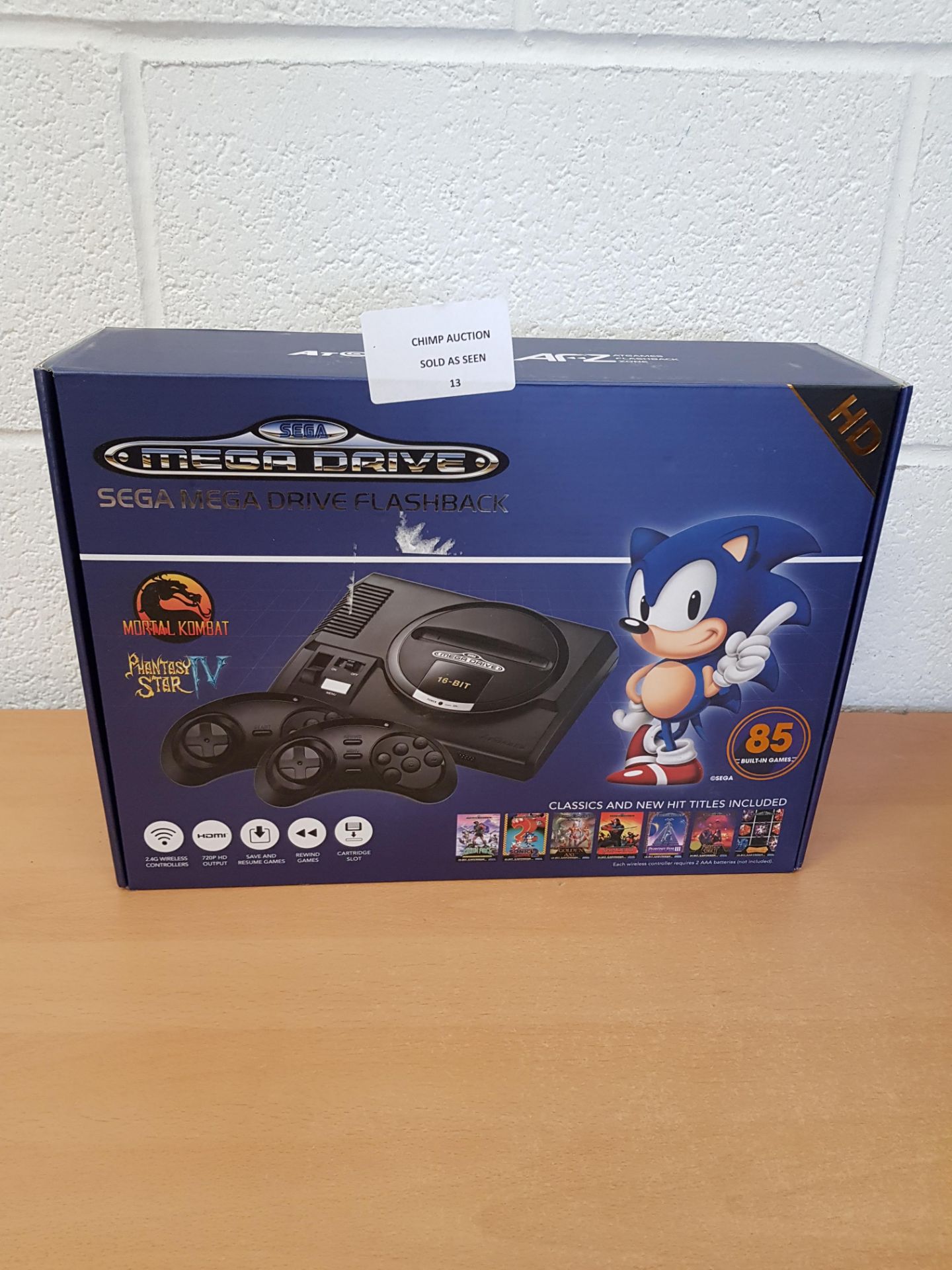 Sega Mega Drive HD Flashback + 85 games retro Console RRP £79.99.