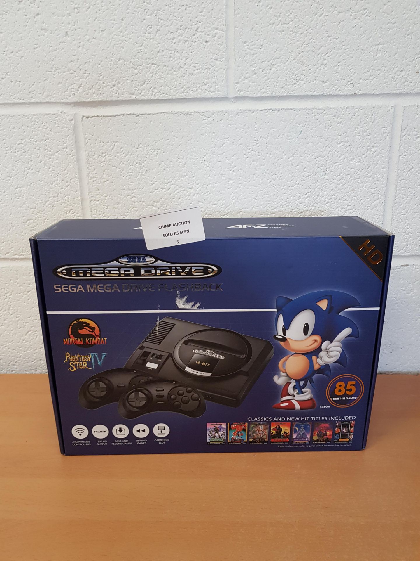 Sega Mega Drive HD Flashback + 85 games retro Console RRP £79.99.