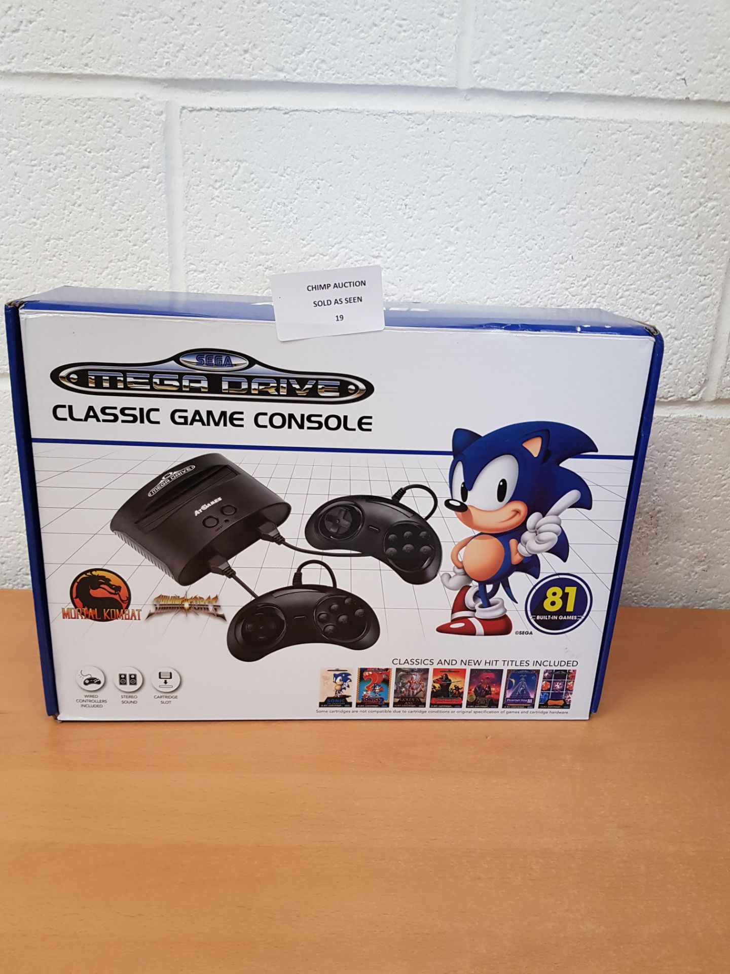 Sega Mega Drive + 81 games retro Console RRP £69.99.