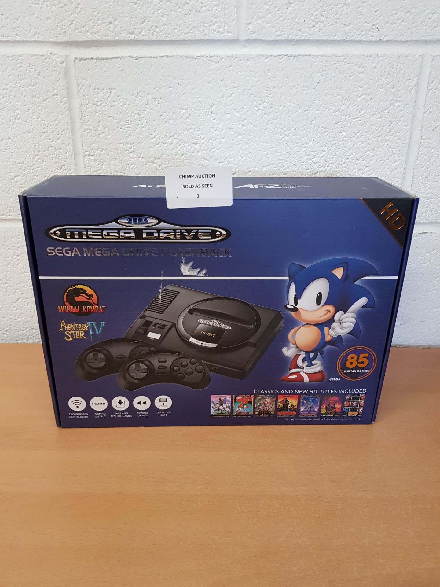 Sega Mega Drive HD Flashback + 85 games retro Console RRP £79.99.