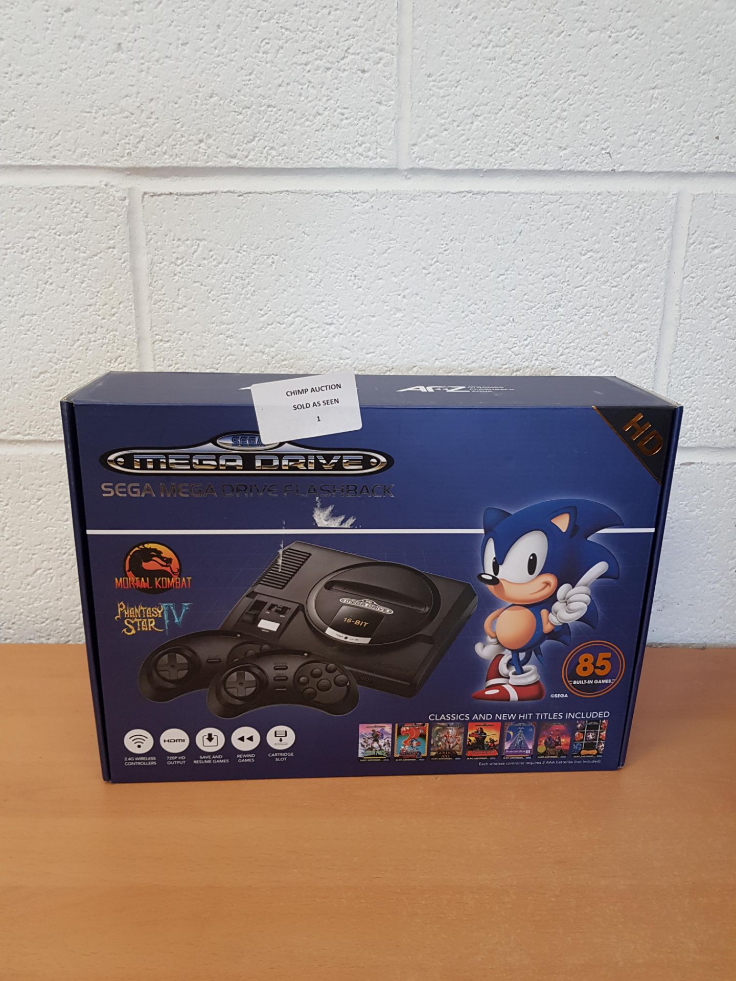 Sega Mega Drive HD Flashback + 85 games retro Console RRP £79.99.