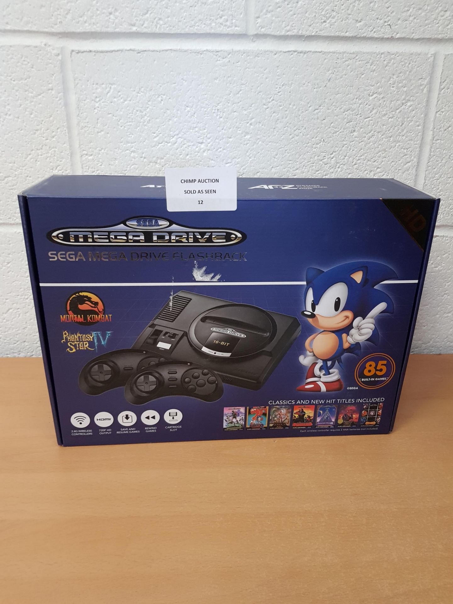 Sega Mega Drive HD Flashback + 85 games retro Console RRP £79.99.