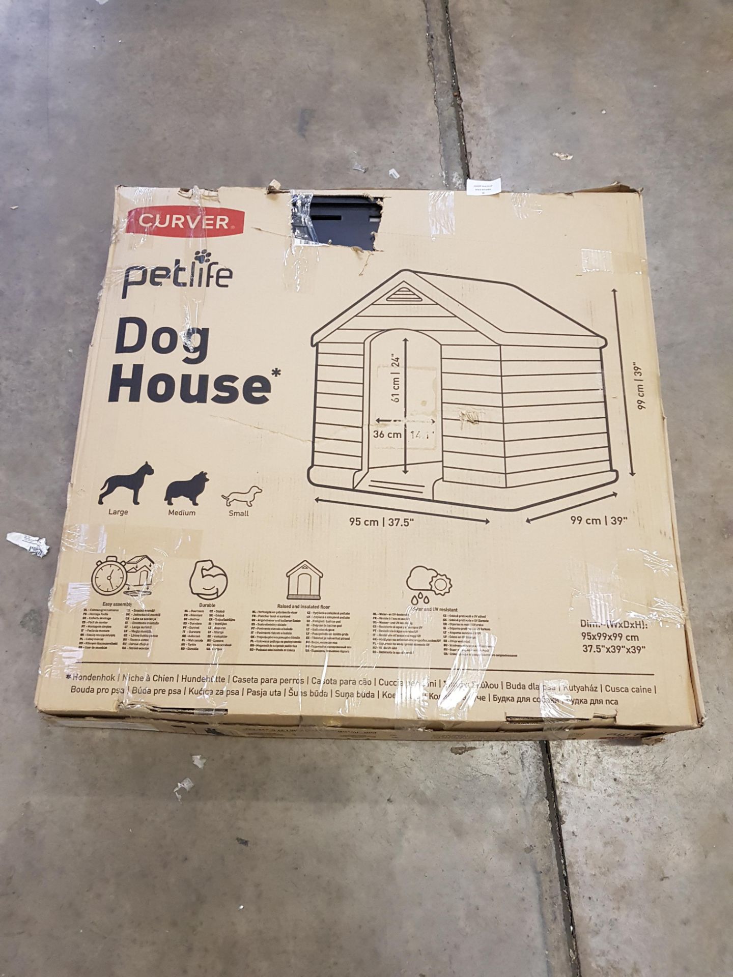 curver petlife dog house