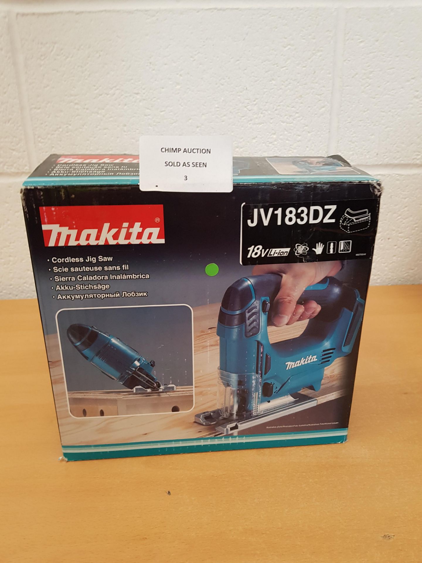 Makita JV183DZ Jigsaw 18 V- G-Series RRP £129.99