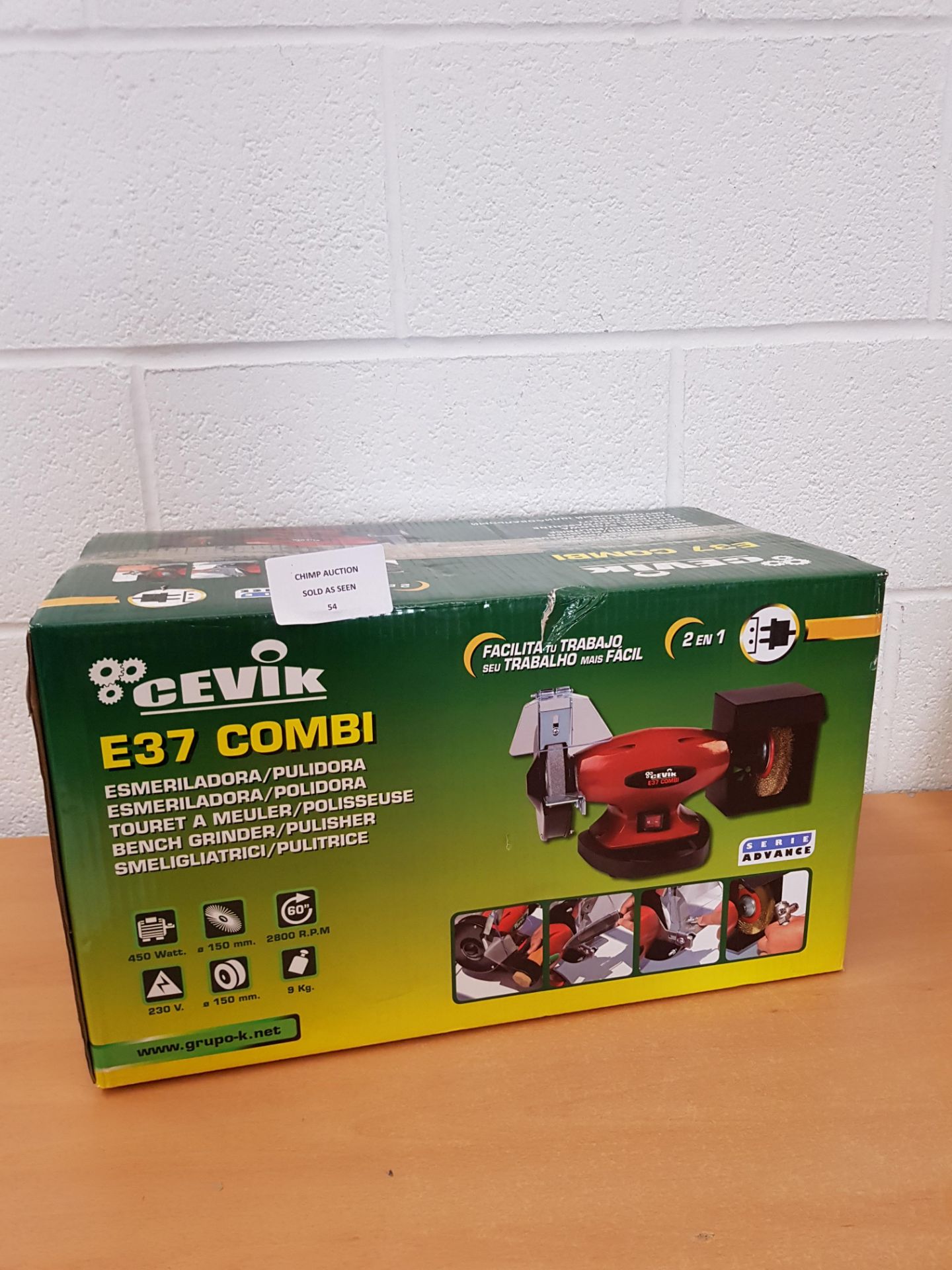 Cevik ce-e37 combi – Grinder/ Polisher Combined RRP £139.99.