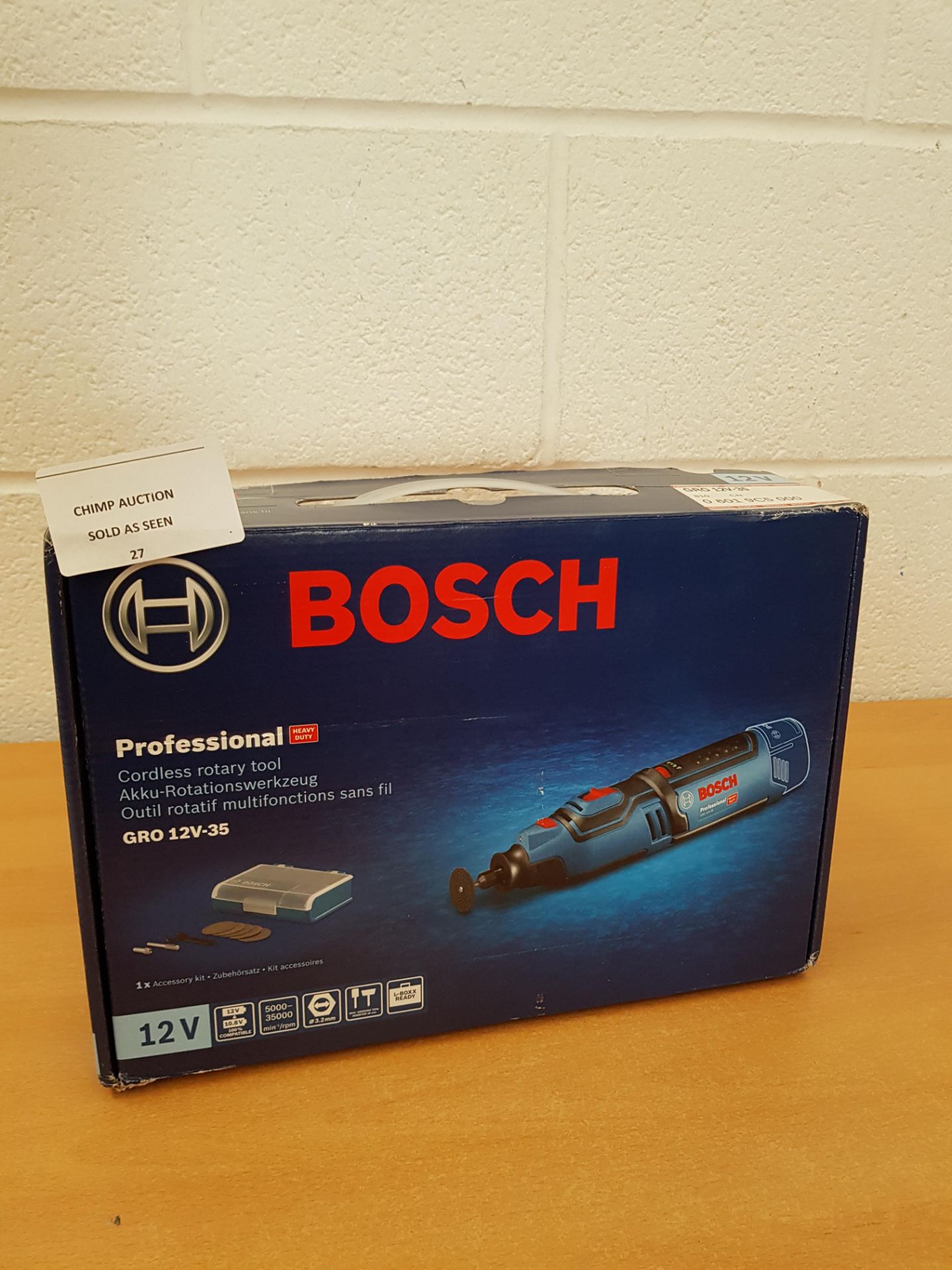 Bosch Professional GRO 12V-35 Cordless Rotary Multi-Tool RRP £109.99