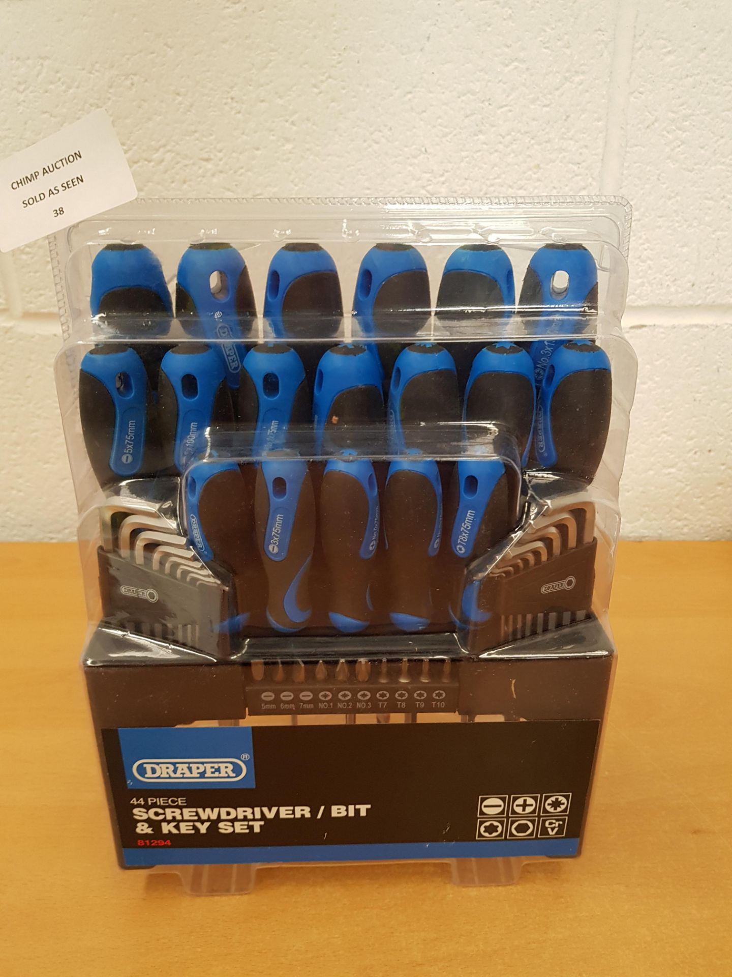 Draper Tools 865/44 44PC S.Driver Set+Stand RRP £59.99