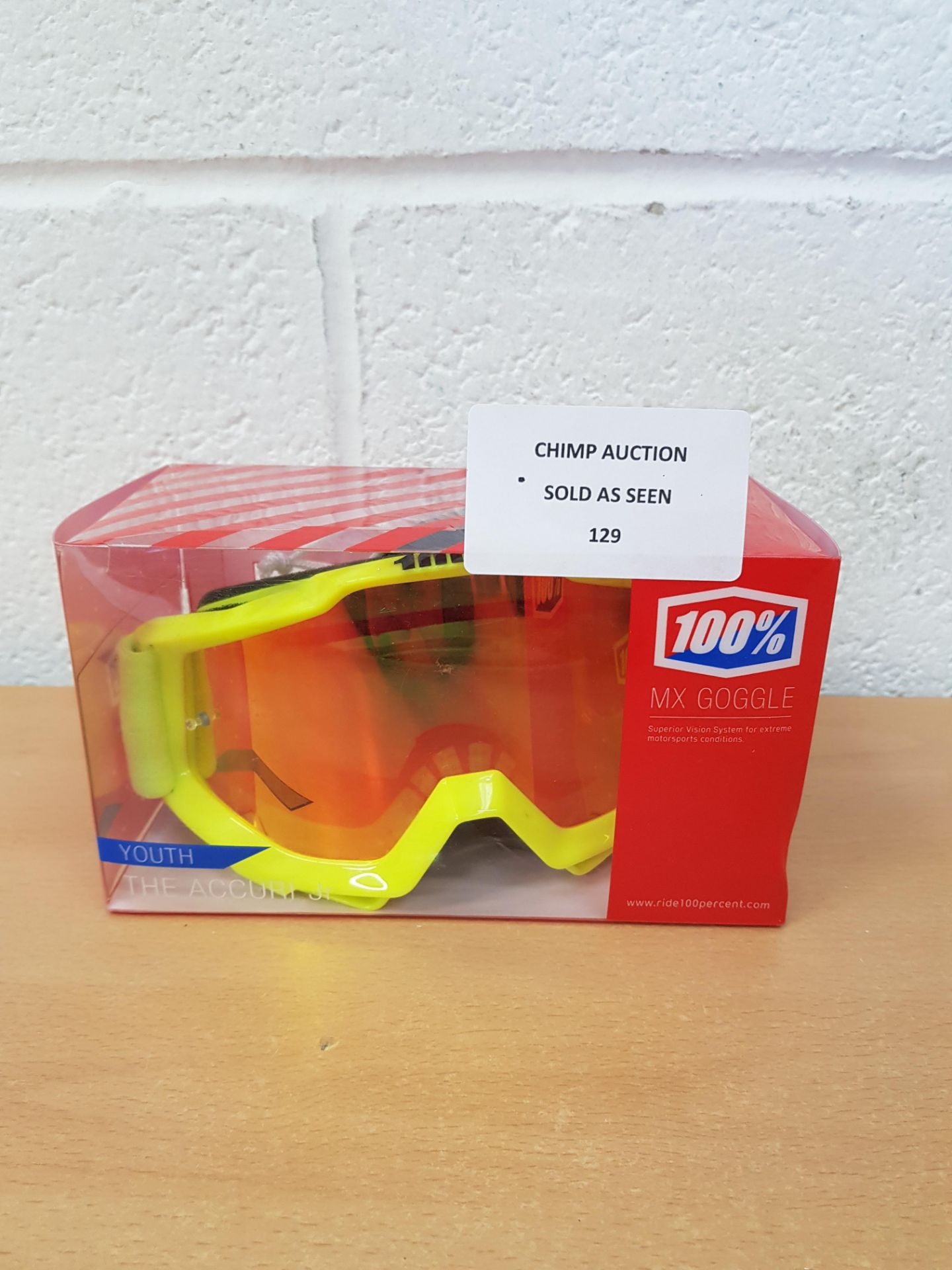 Unbekannt 100% Percent Racecraft Goggle RRP £79.99.