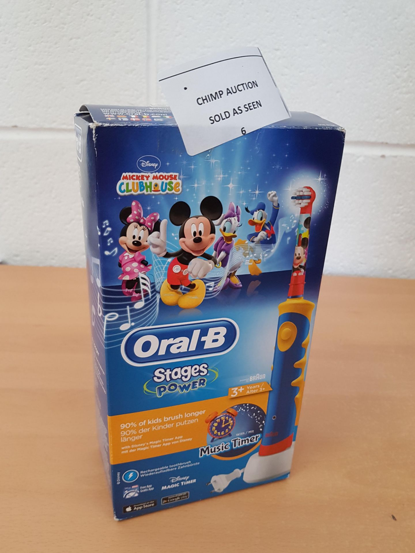 Oral-B Stages Power Disney Mickey electric kids Toothbrush