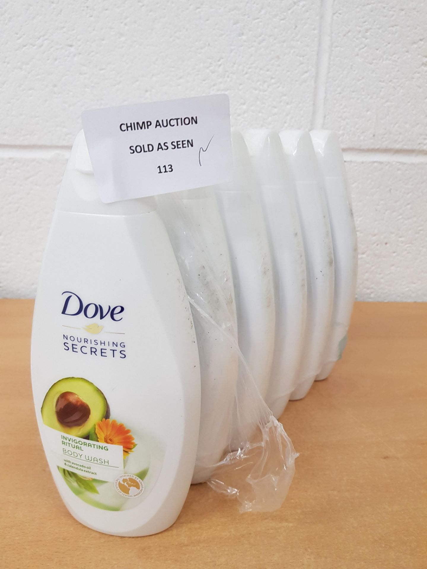 6x NEW Dove Avocado Oil Calendula Extract Shower Gel 500 ml RRP £30.