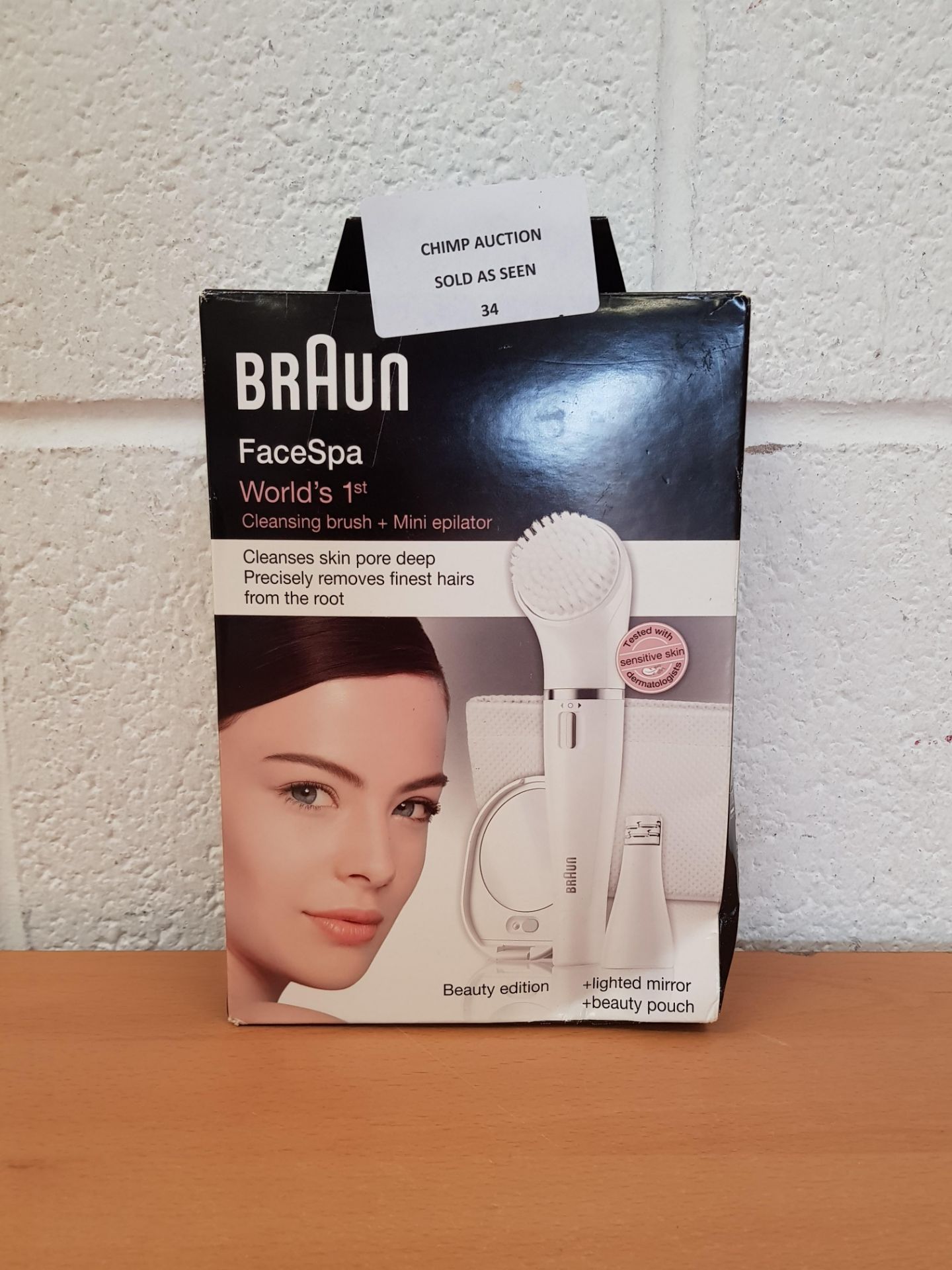 Braun Face 831 Facial Epilator and Facial Cleansing Brush Set