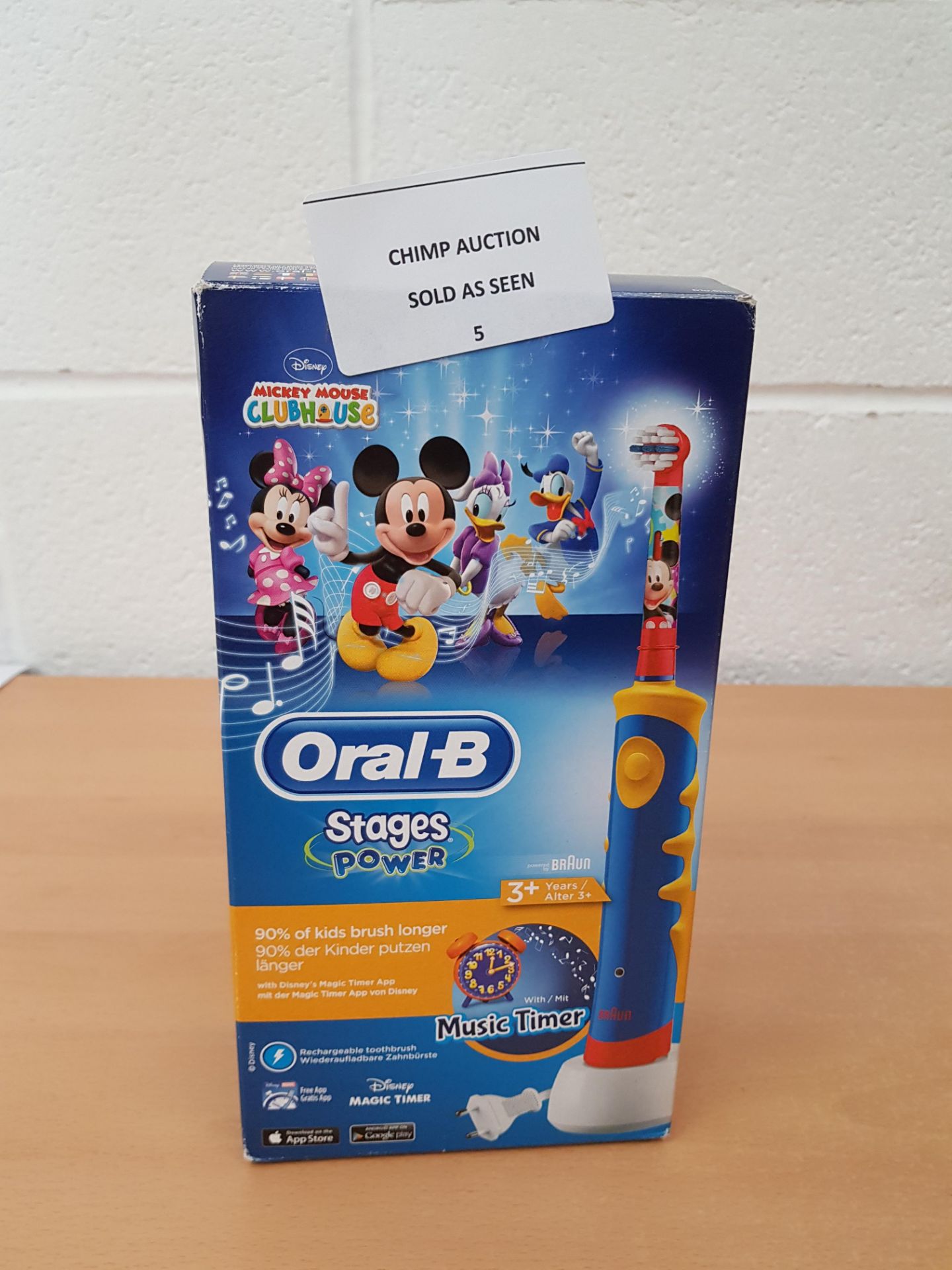 Oral-B Stages Power Disney Mickey electric kids Toothbrush