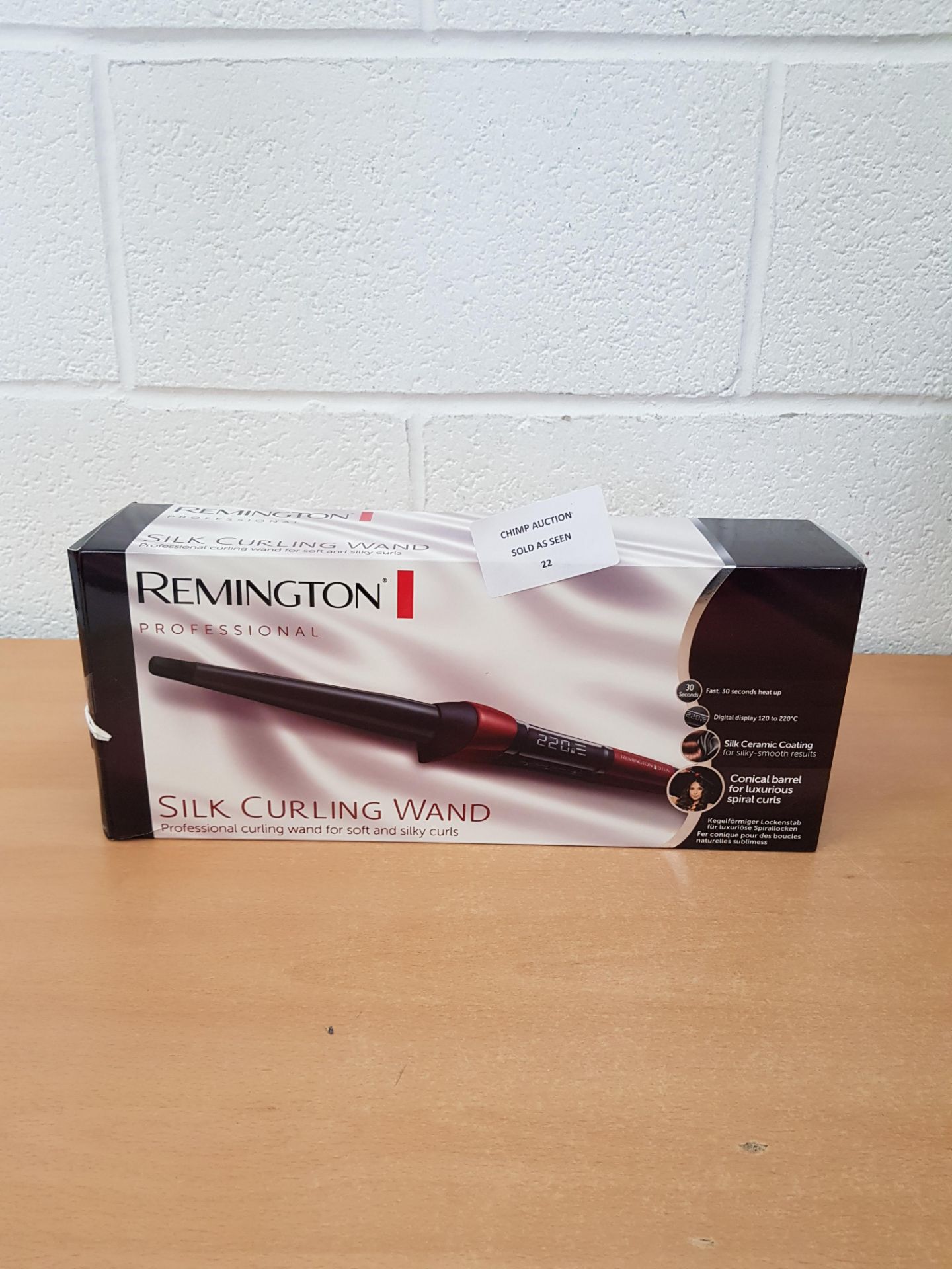 Remington Curling Iron From Silk Curling Wand CI 96W1