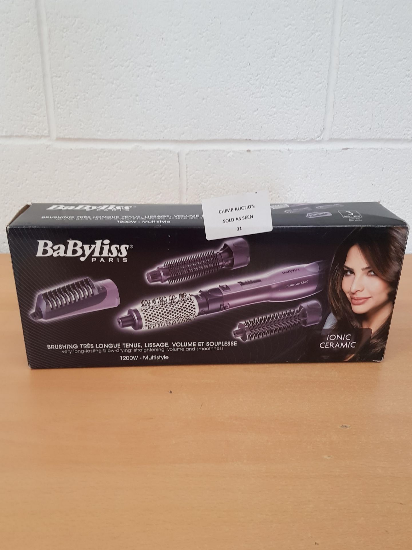 Babyliss Hot Brush 'iStyle 1200 AS121E Hair Styler RRP £80