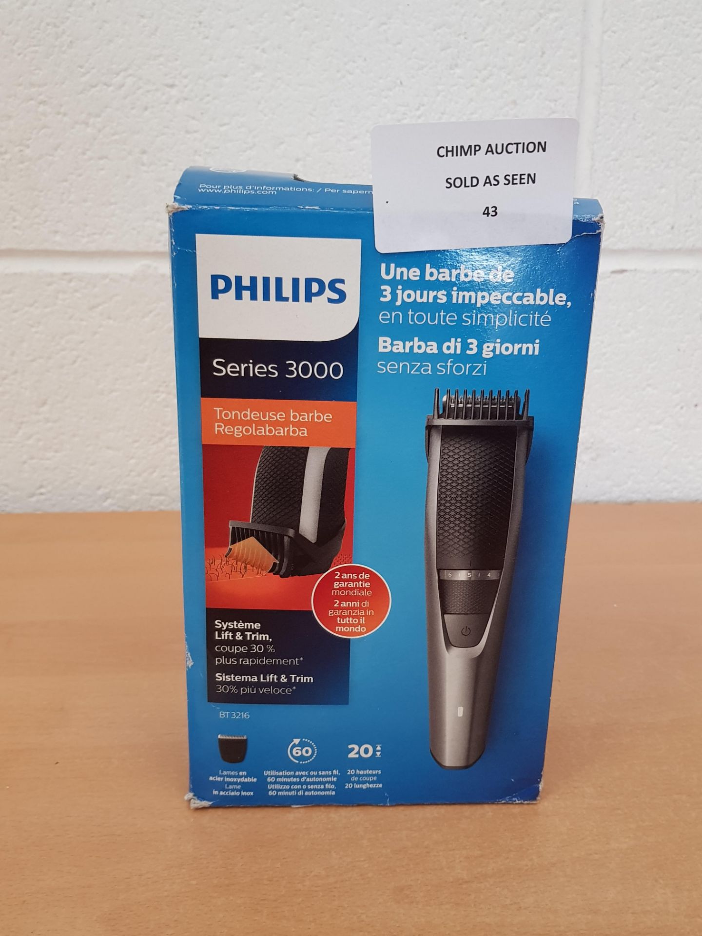 Philips Series 3000 Beard trimmer BT3216/14