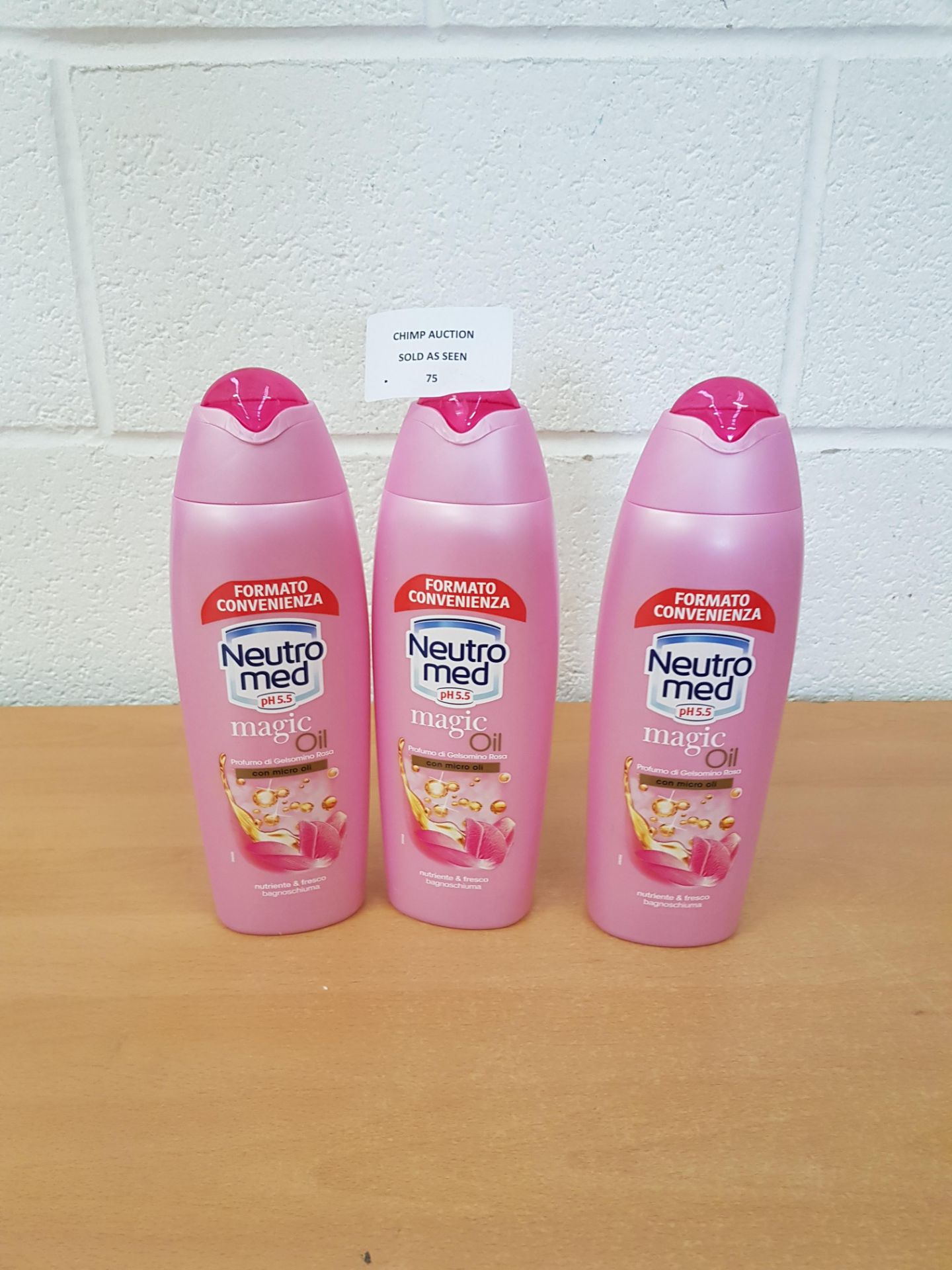 3X NEW Bubble Bath with Royal Jelly Scented Orchid 750ml by NEUTROMED