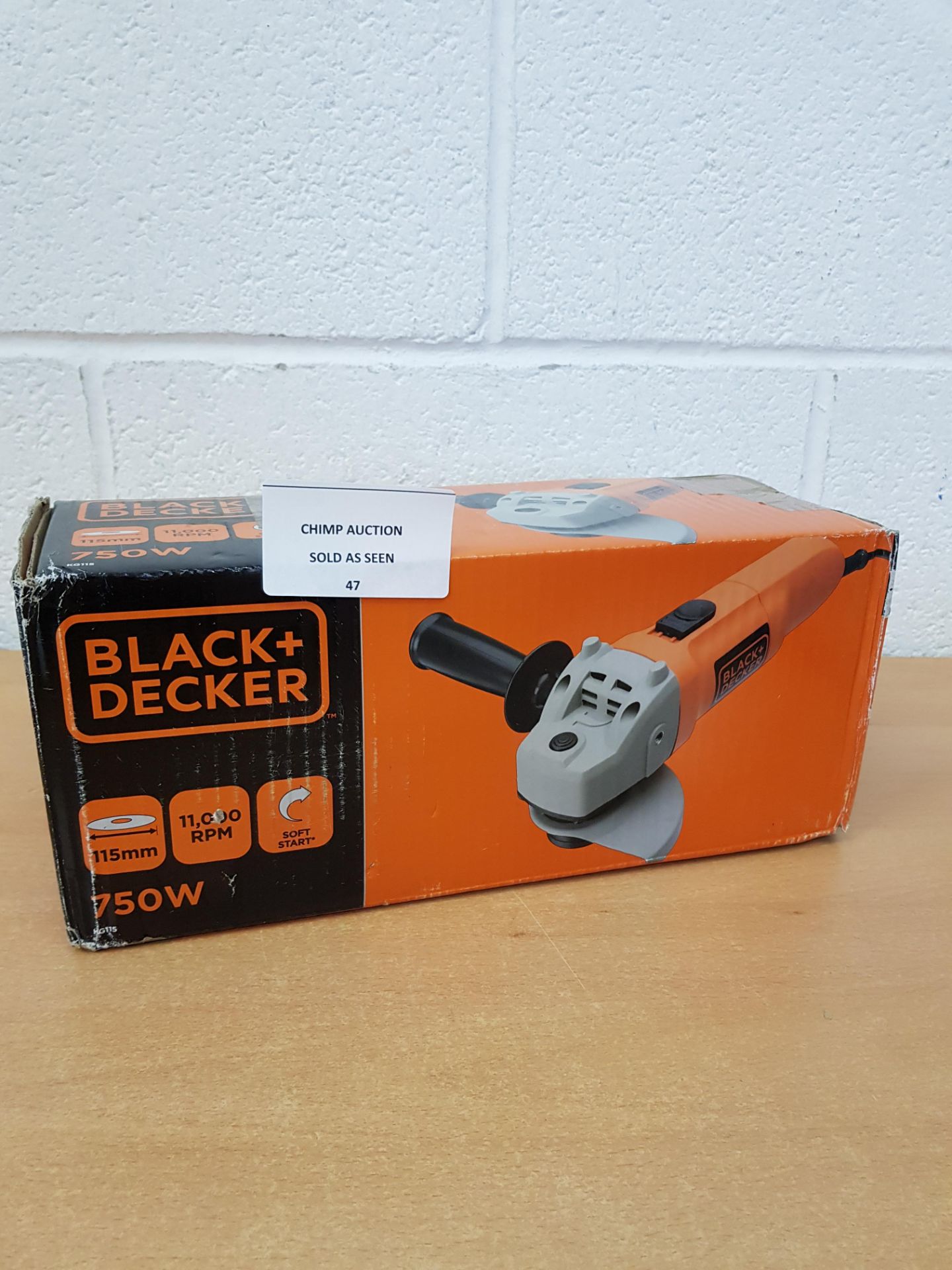 Black + Decker KG115 Angle Grinder