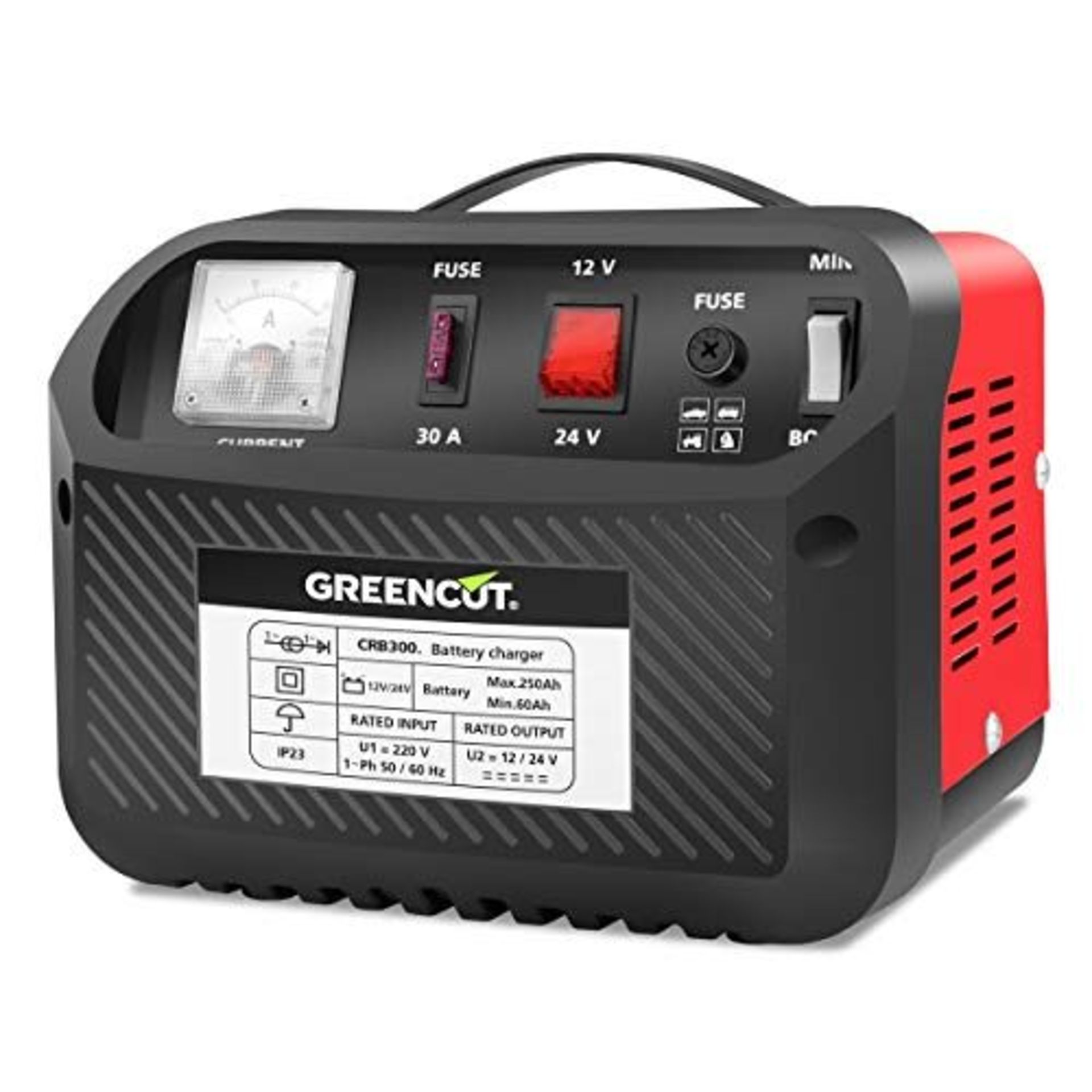 Greencut crb300 multi function battery charger RRP £129.99