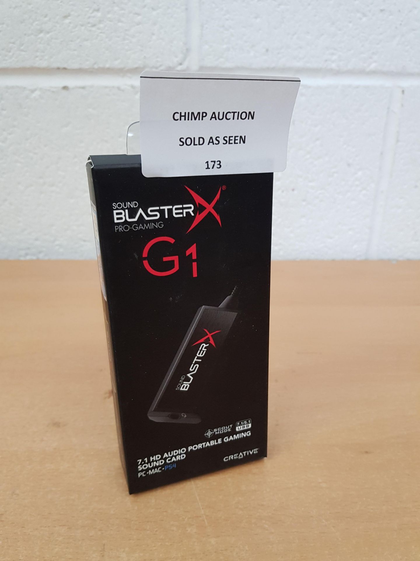 Creative Sound BlasterX G1 7.1 24-Bit/96 KHz HD Portable Gaming USB