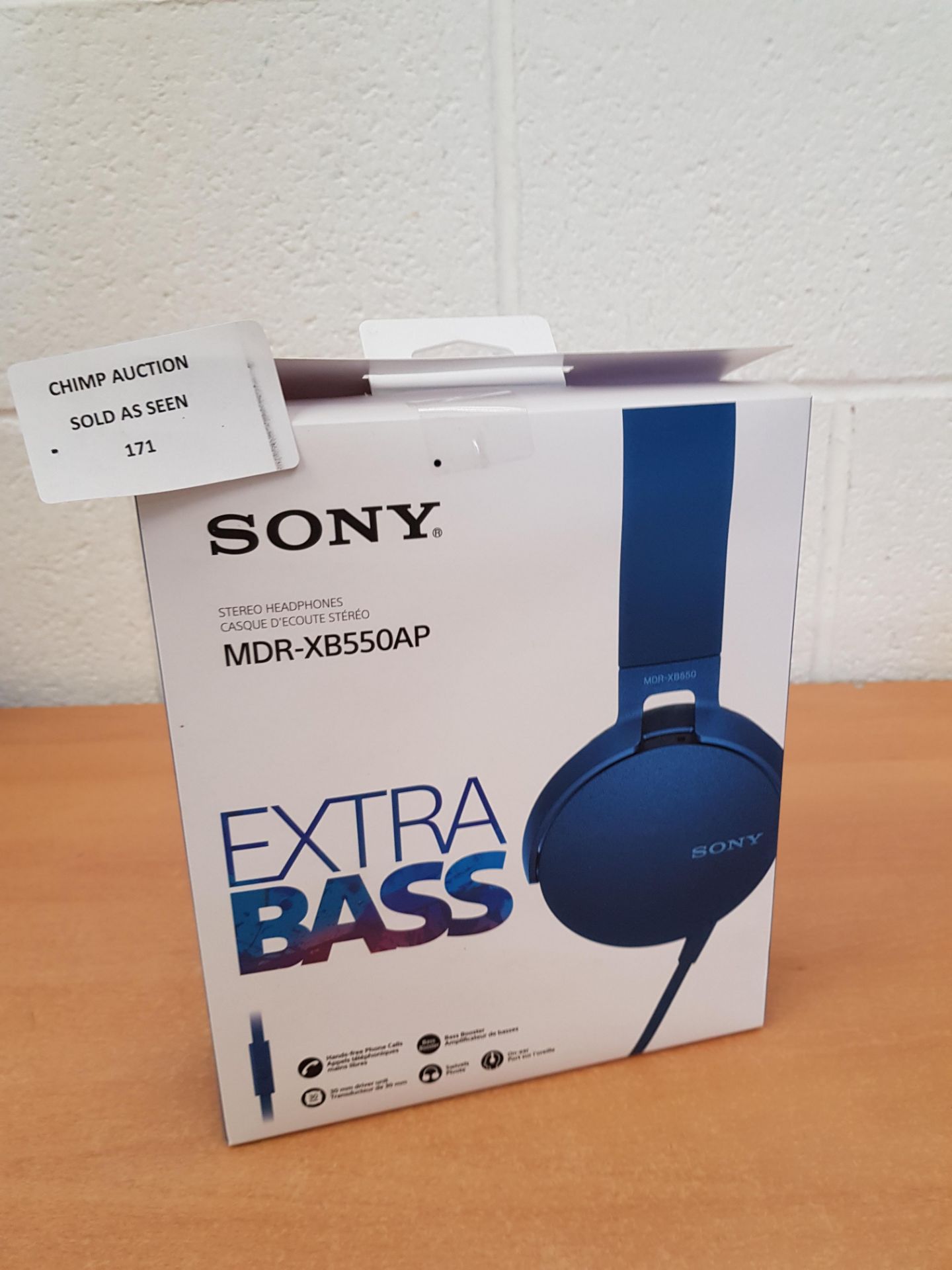 Sony MDR-XB550AP Extrabass Headphones RRP £50