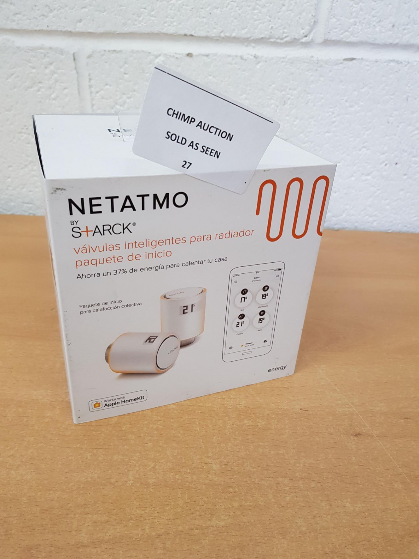 Netatmo By S+ARCK Smart Thermostat RRP £229.99.